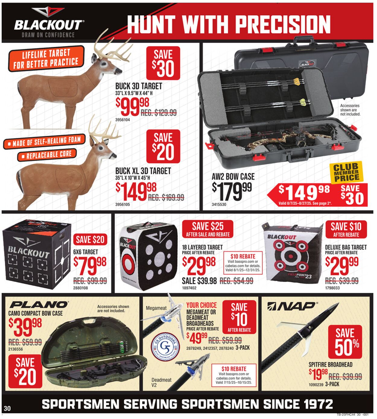 Catalogue Cabela's from 08/07/2025