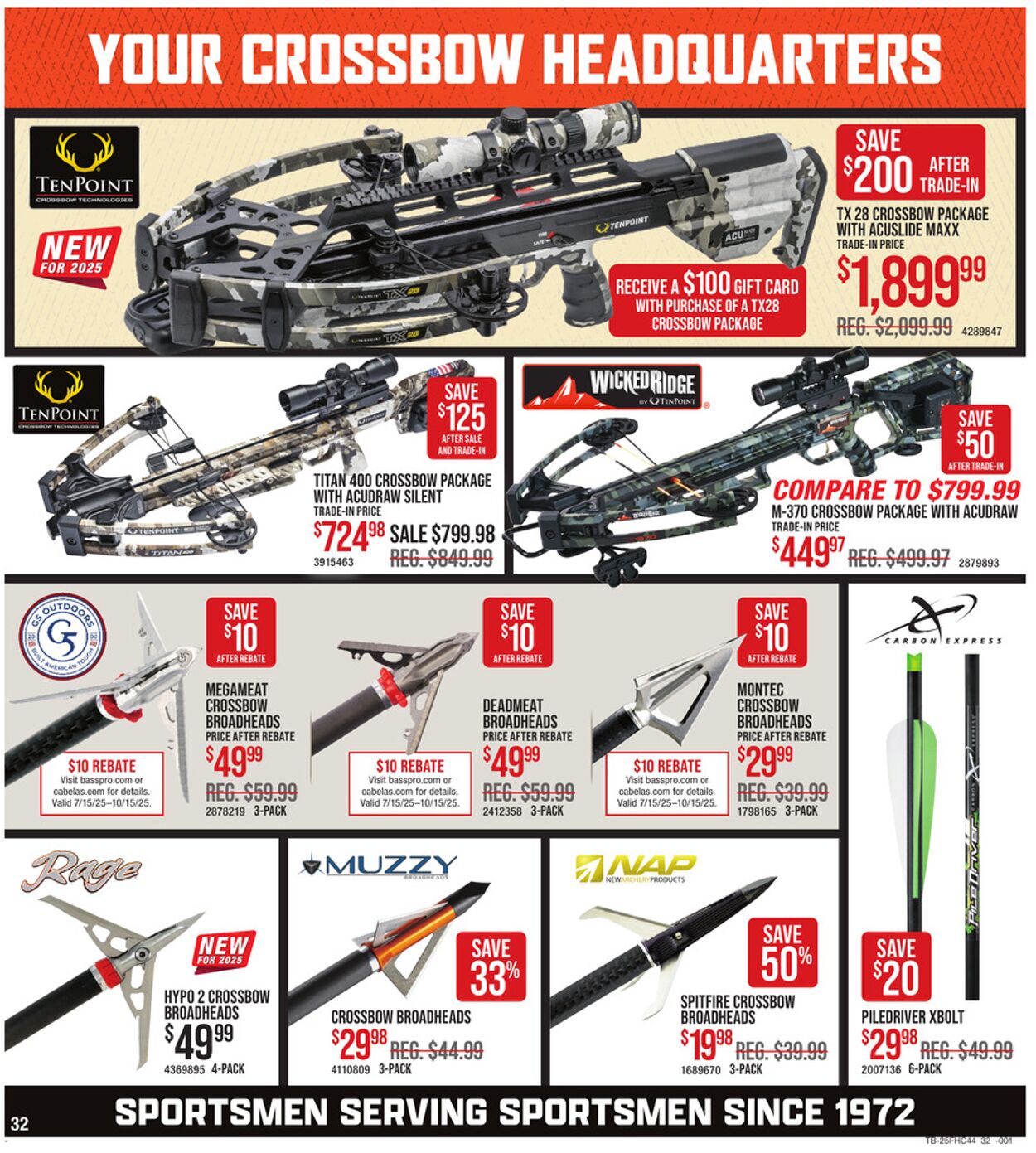 Catalogue Cabela's from 08/07/2025