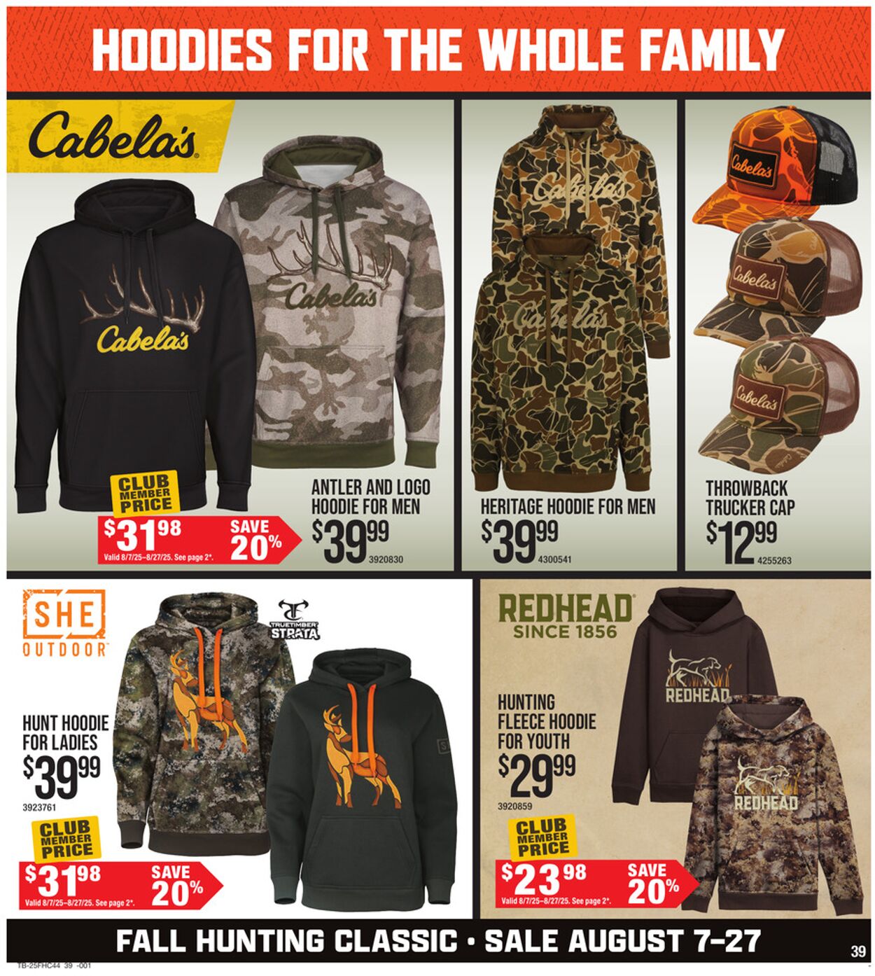 Catalogue Cabela's from 08/07/2025