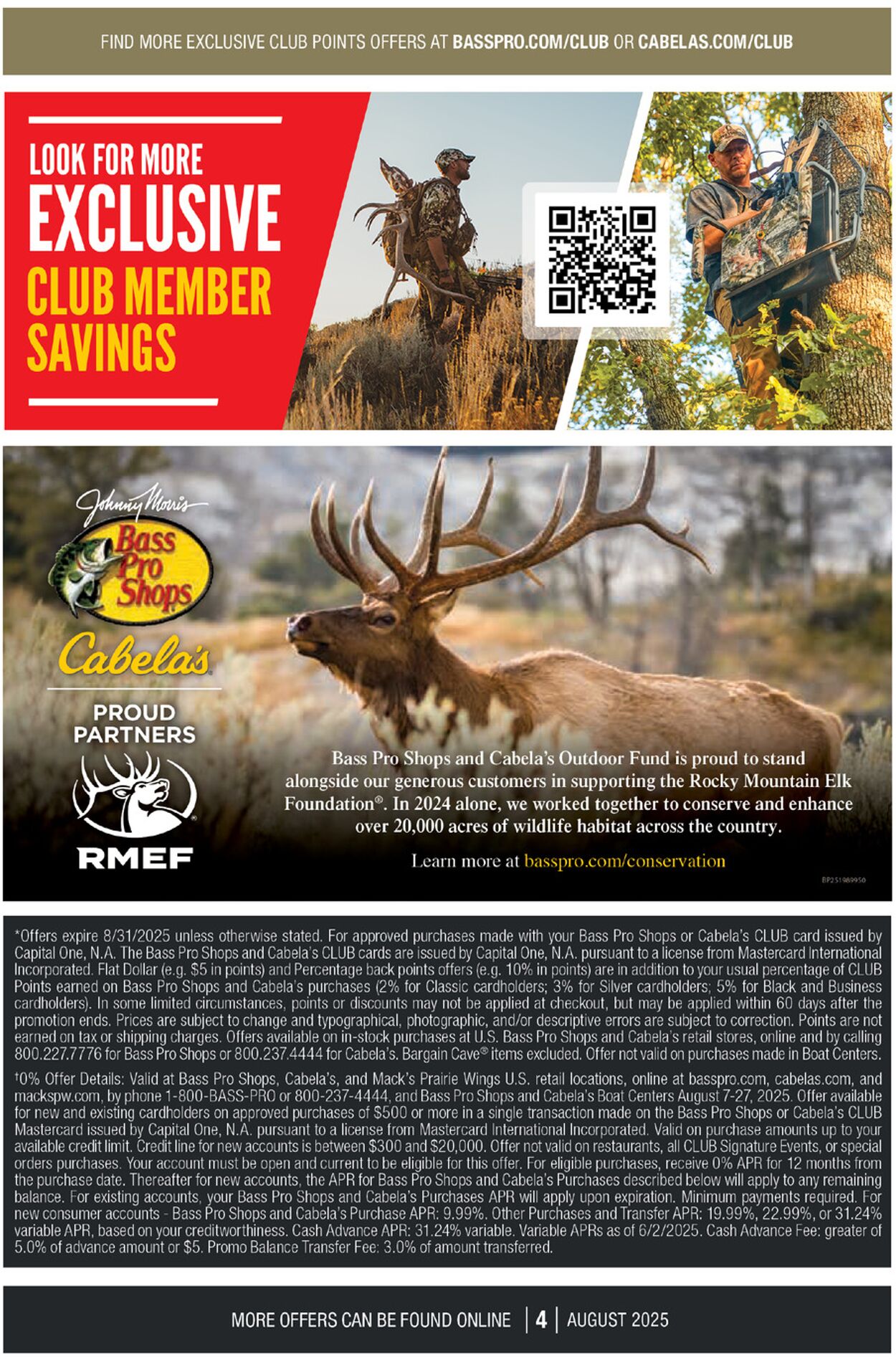 Catalogue Cabela's from 08/01/2025