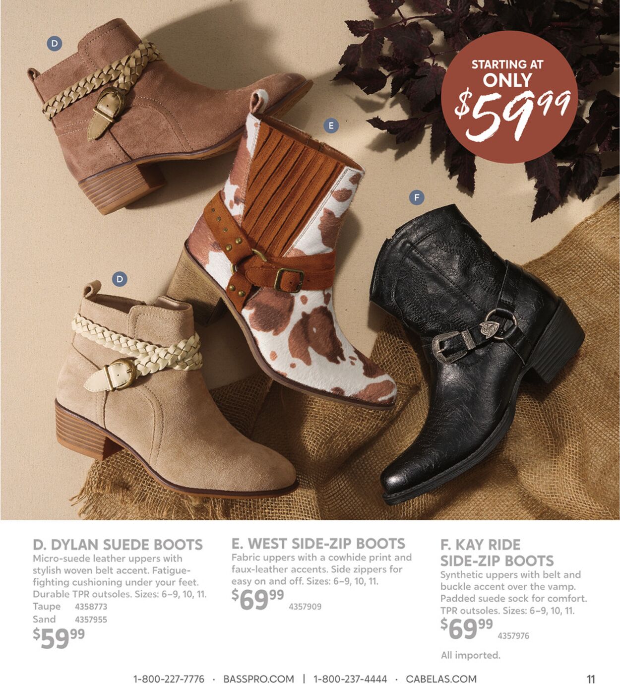 Catalogue Cabela's from 08/31/2025