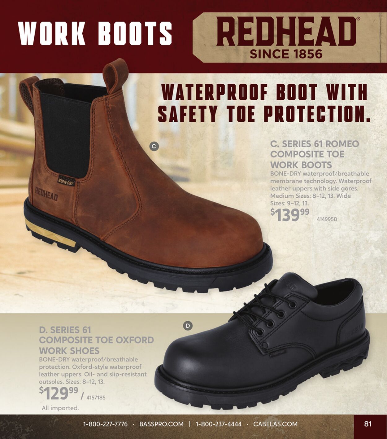 Catalogue Cabela's from 08/31/2025
