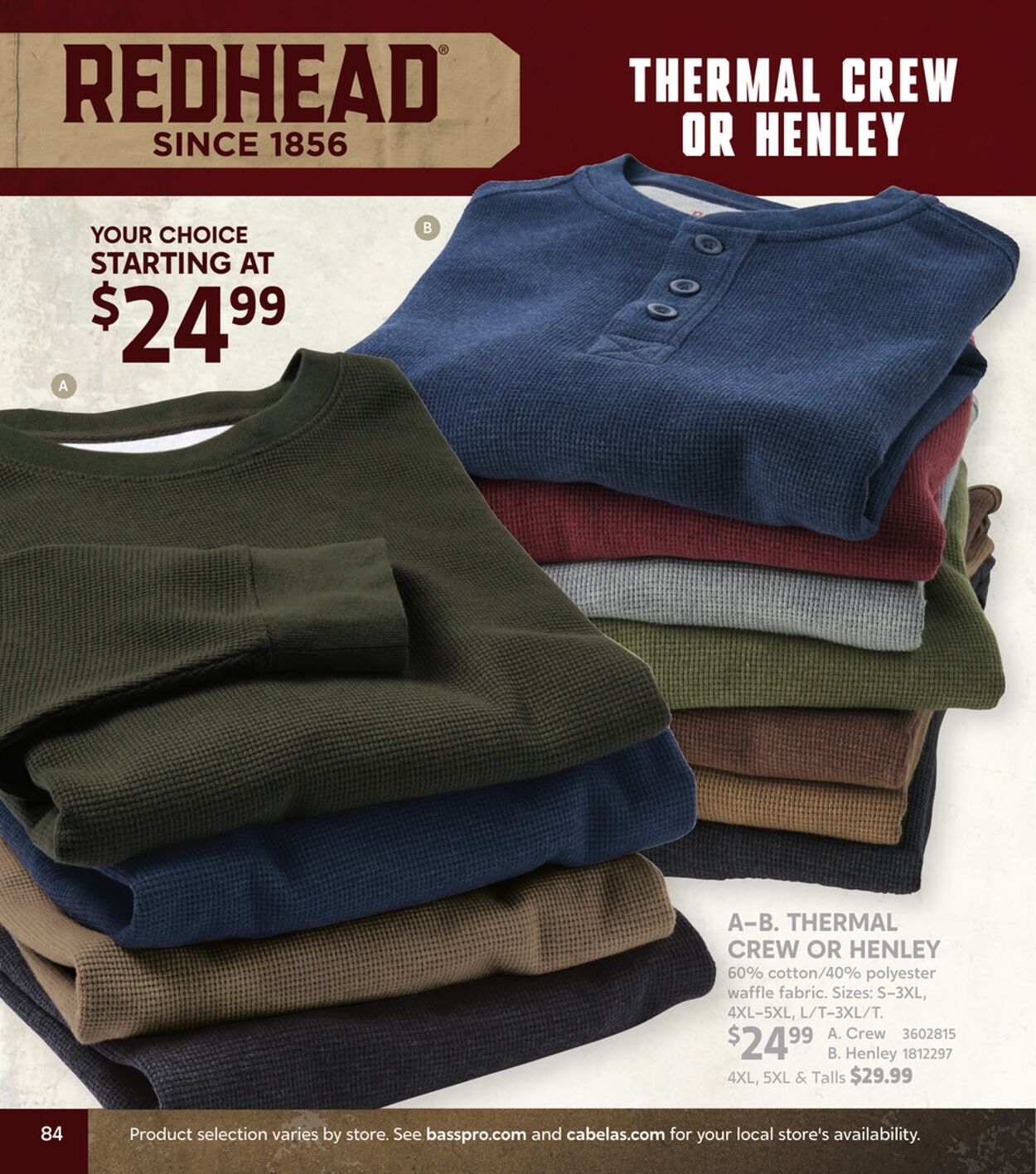 Catalogue Cabela's from 08/31/2025