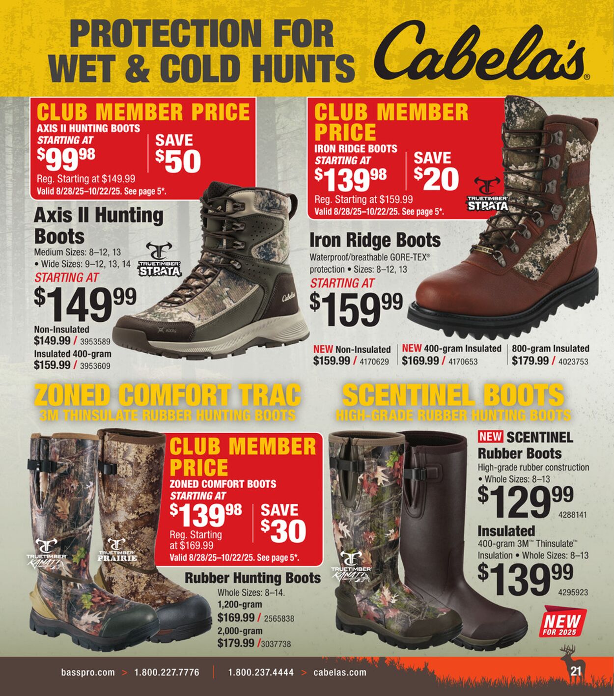 Catalogue Cabela's from 08/31/2025