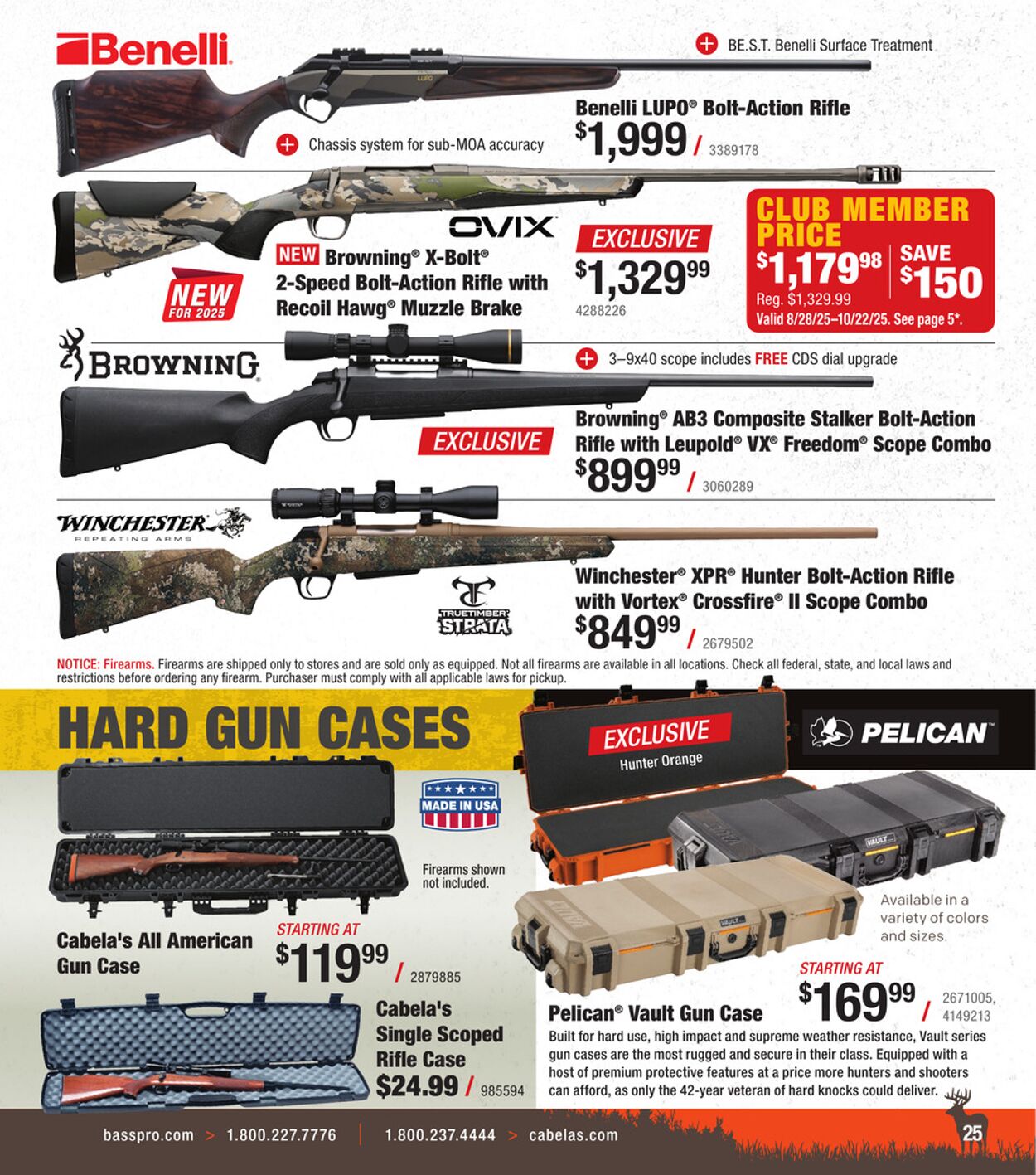 Catalogue Cabela's from 08/31/2025