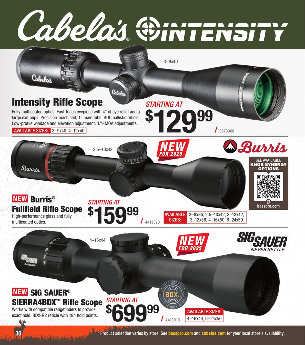 Catalogue Cabela's from 08/31/2025