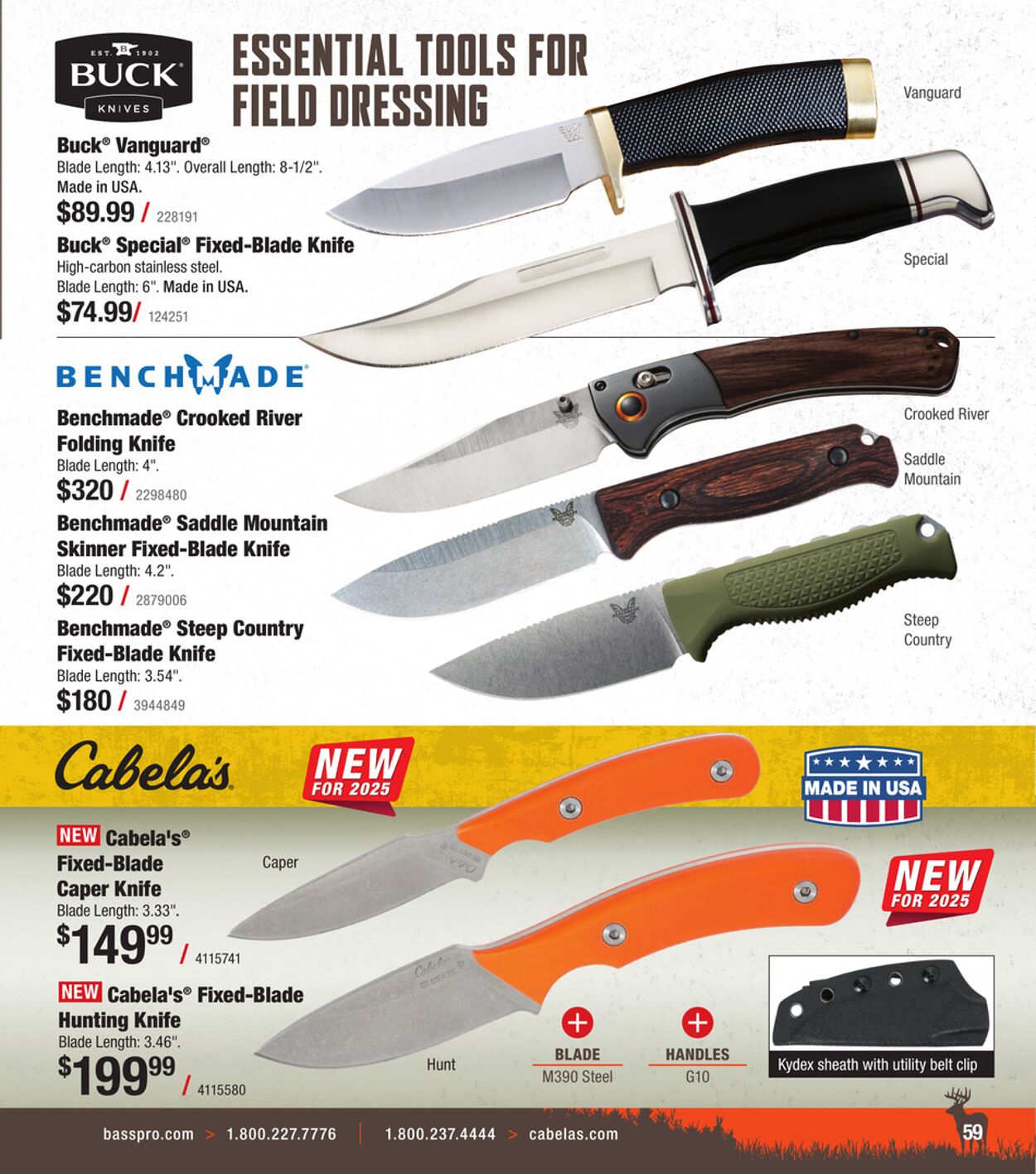 Catalogue Cabela's from 08/31/2025