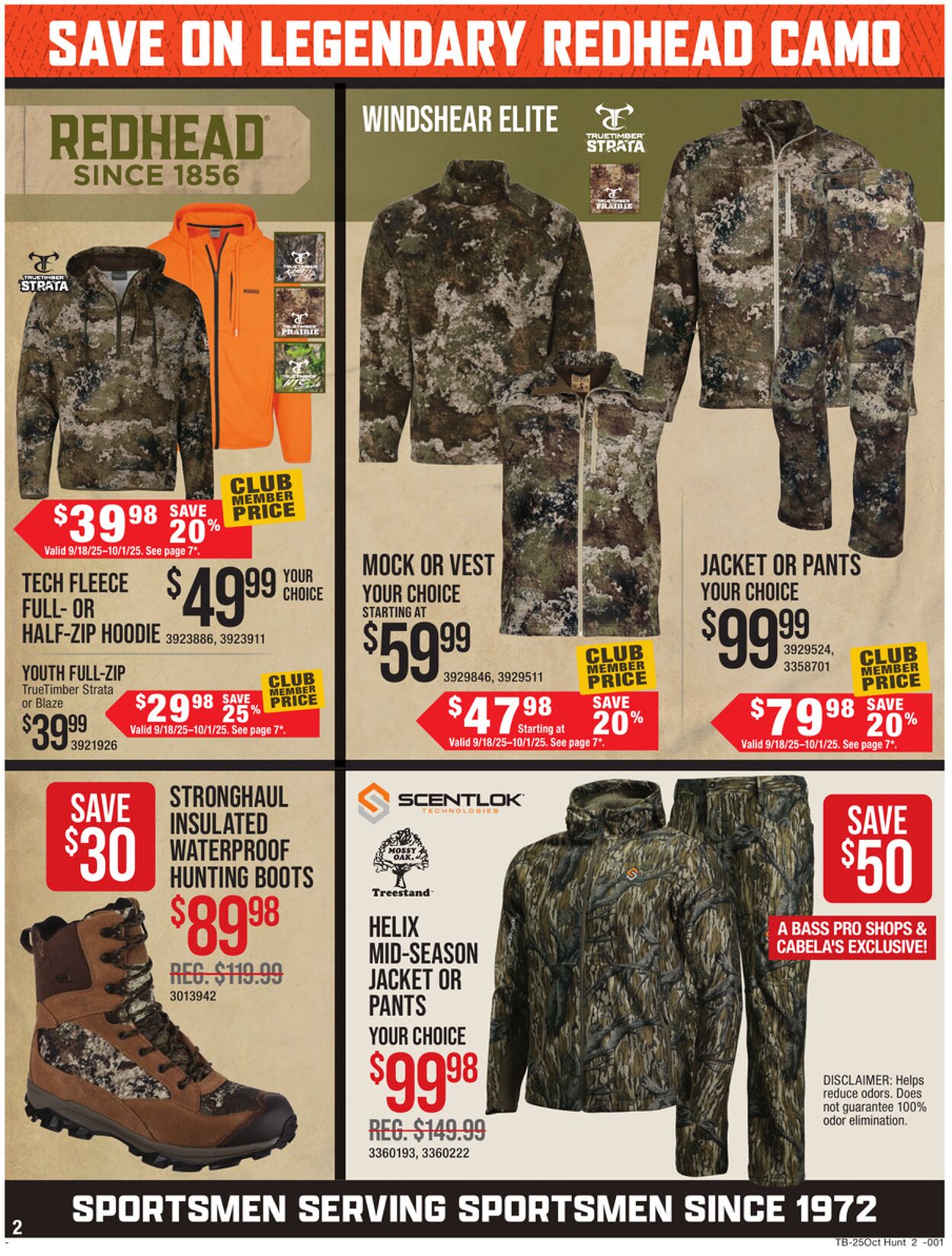 Catalogue Cabela's from 09/18/2025