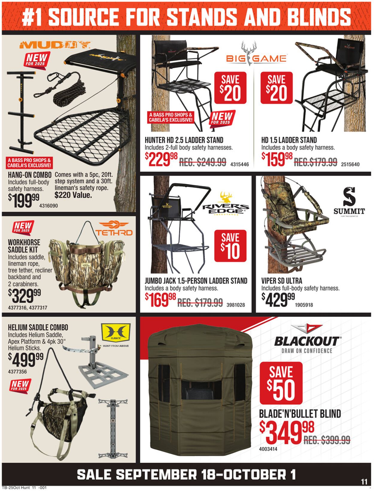 Catalogue Cabela's from 09/18/2025