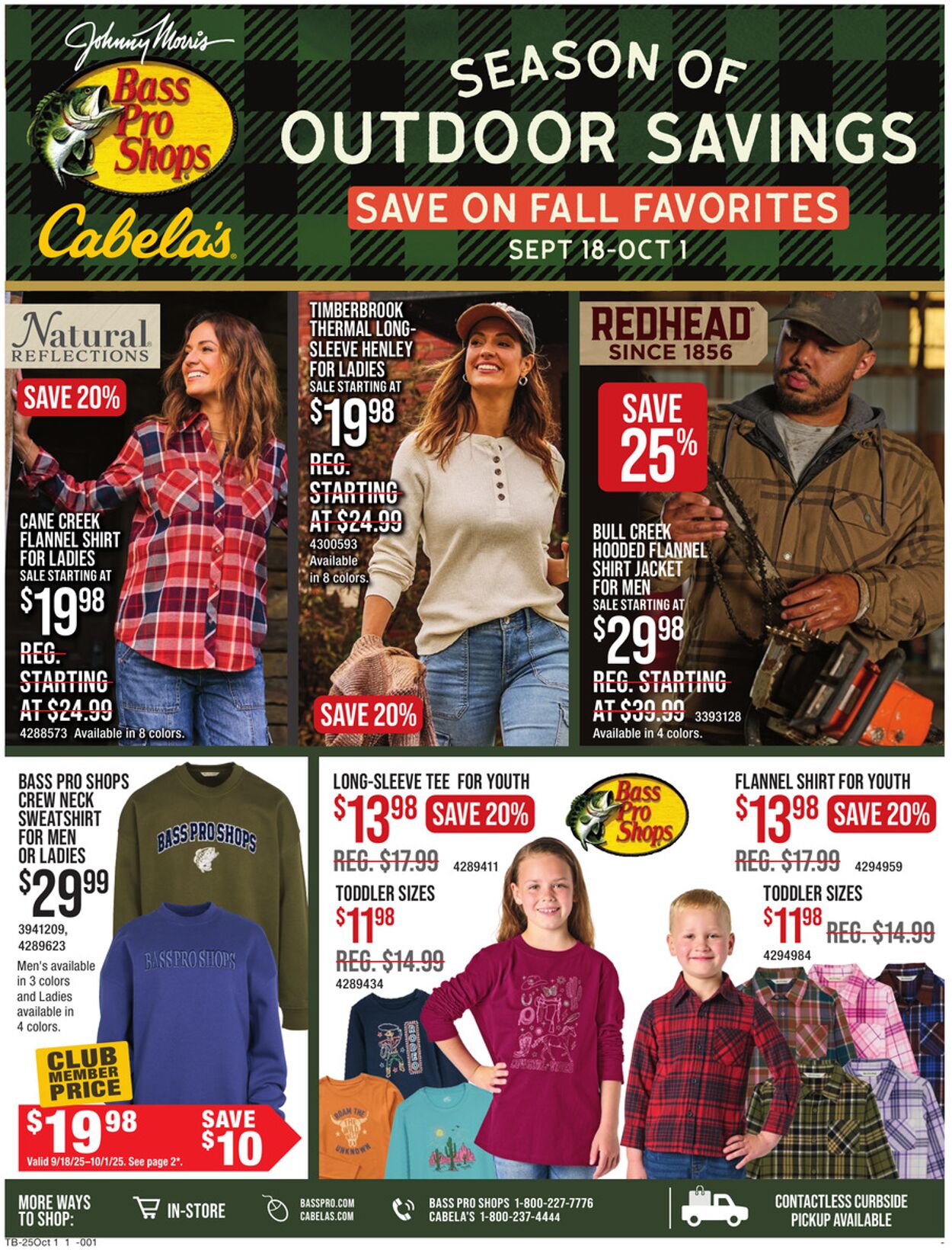 Catalogue Cabela's from 09/18/2025