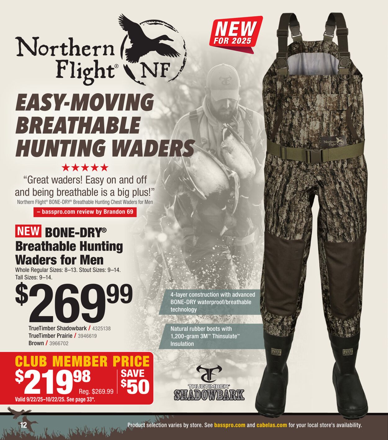 Catalogue Cabela's from 10/01/2025