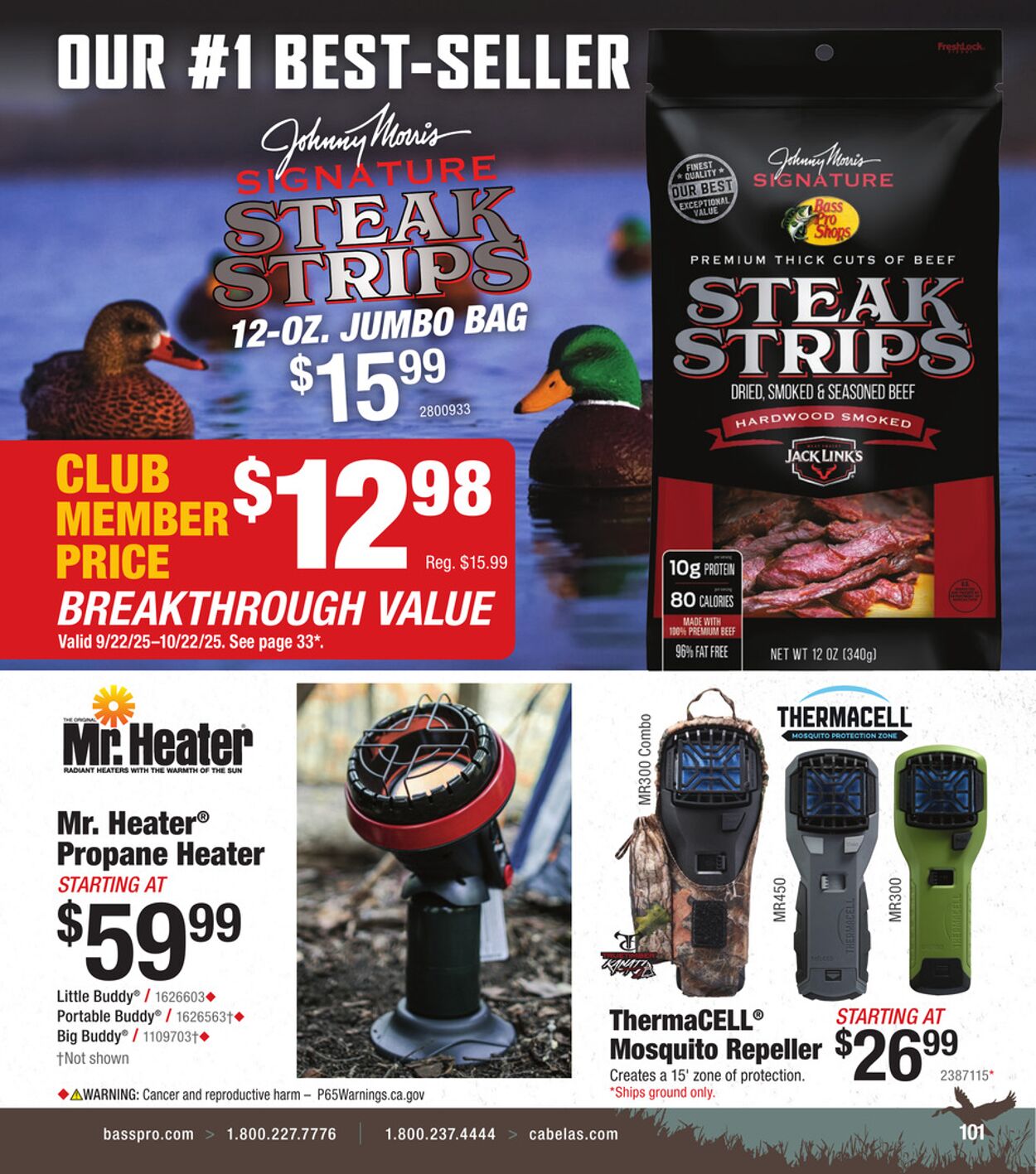 Catalogue Cabela's from 10/01/2025