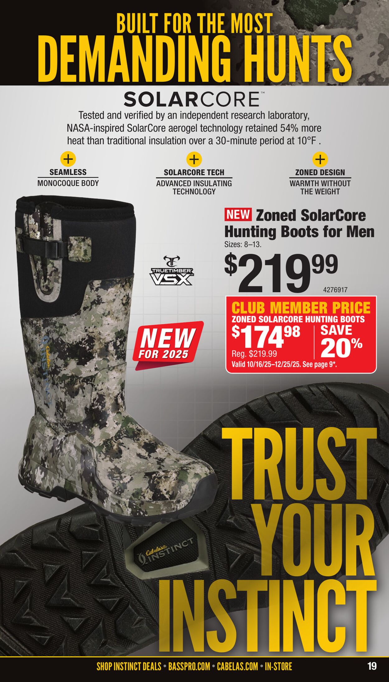 Catalogue Cabela's from 10/16/2025