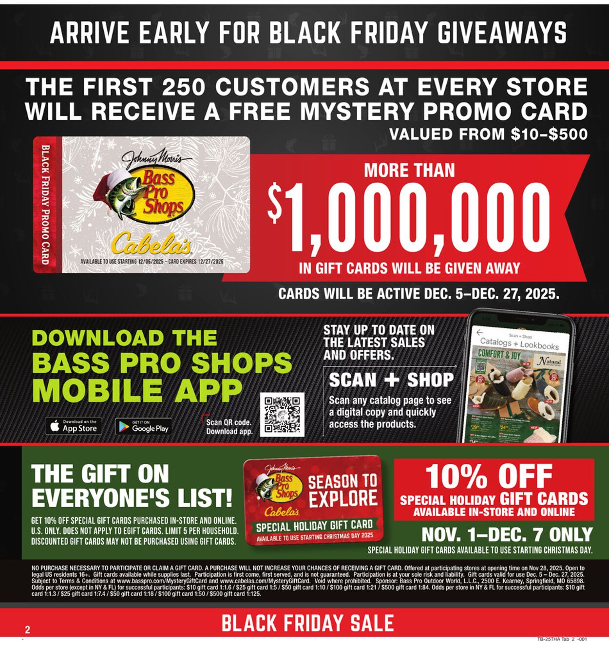 Catalogue Cabela's from 11/24/2025