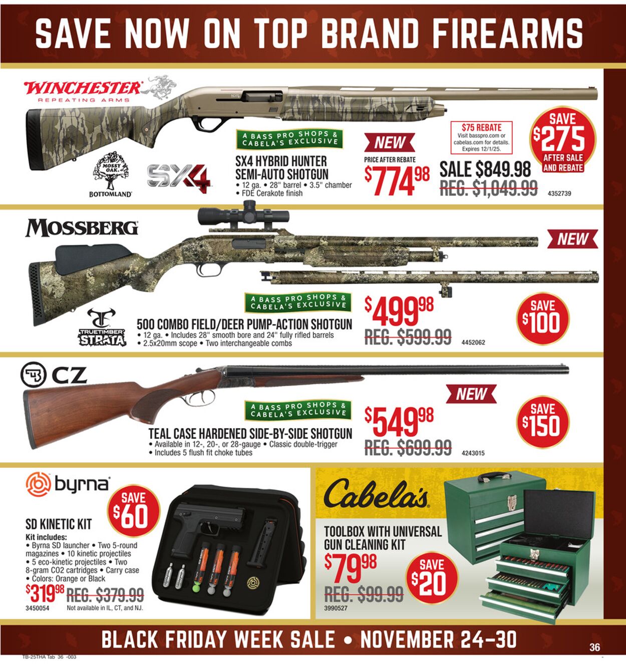 Catalogue Cabela's from 11/24/2025