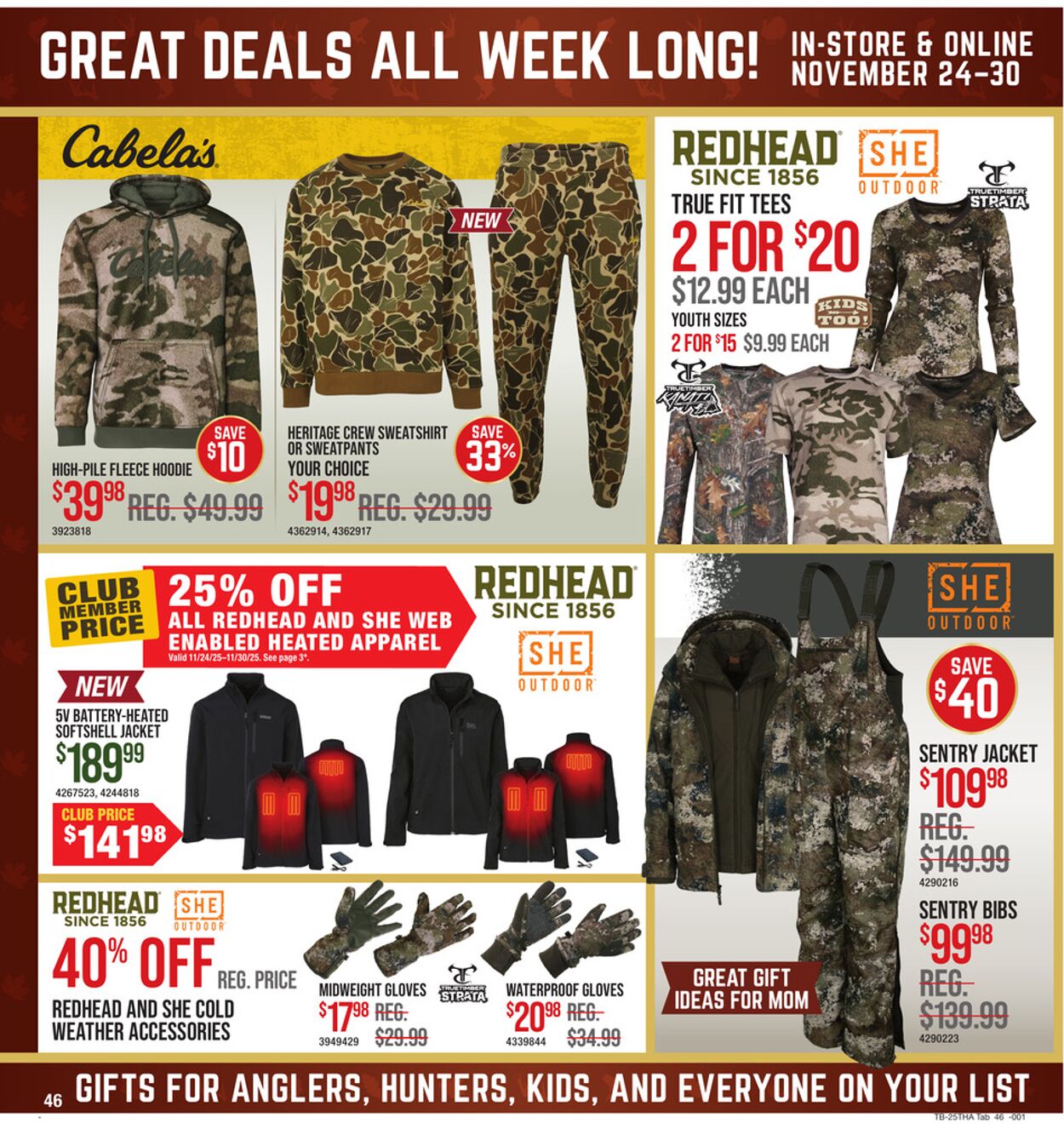 Catalogue Cabela's from 11/24/2025