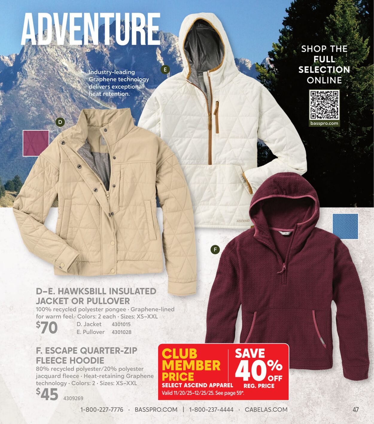 Catalogue Cabela's from 11/30/2025