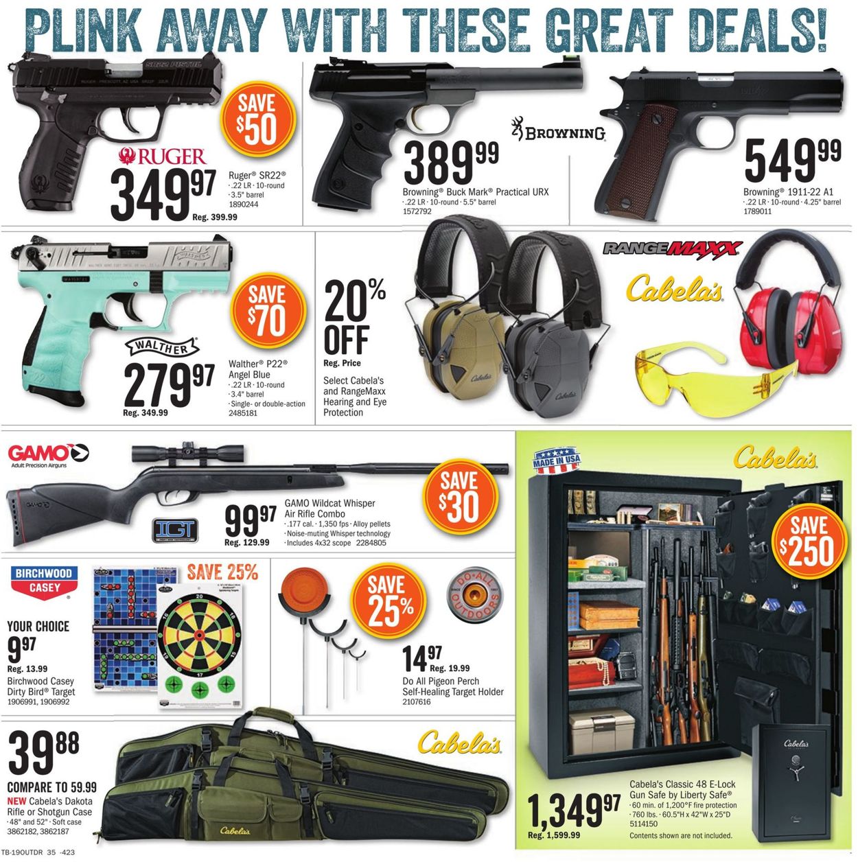 Catalogue Cabela's from 05/08/2019