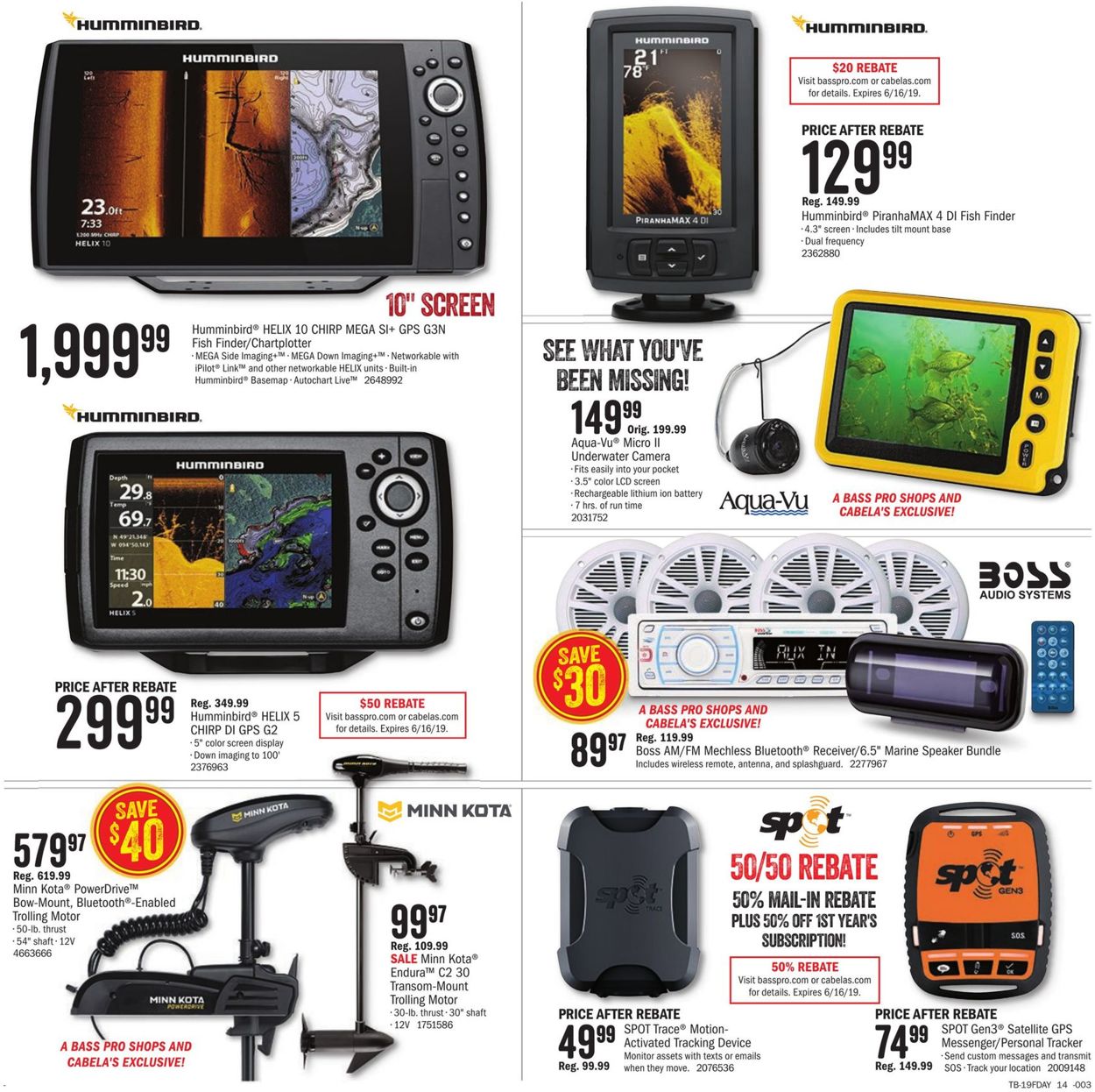 Catalogue Cabela's from 05/28/2019