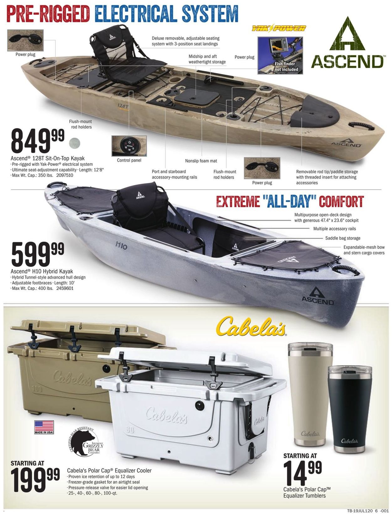 Catalogue Cabela's from 06/14/2019