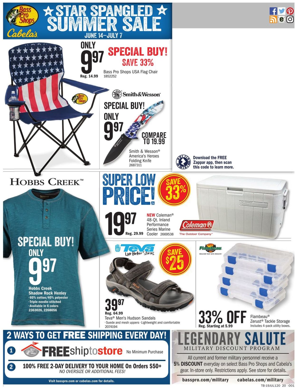 Catalogue Cabela's from 06/14/2019