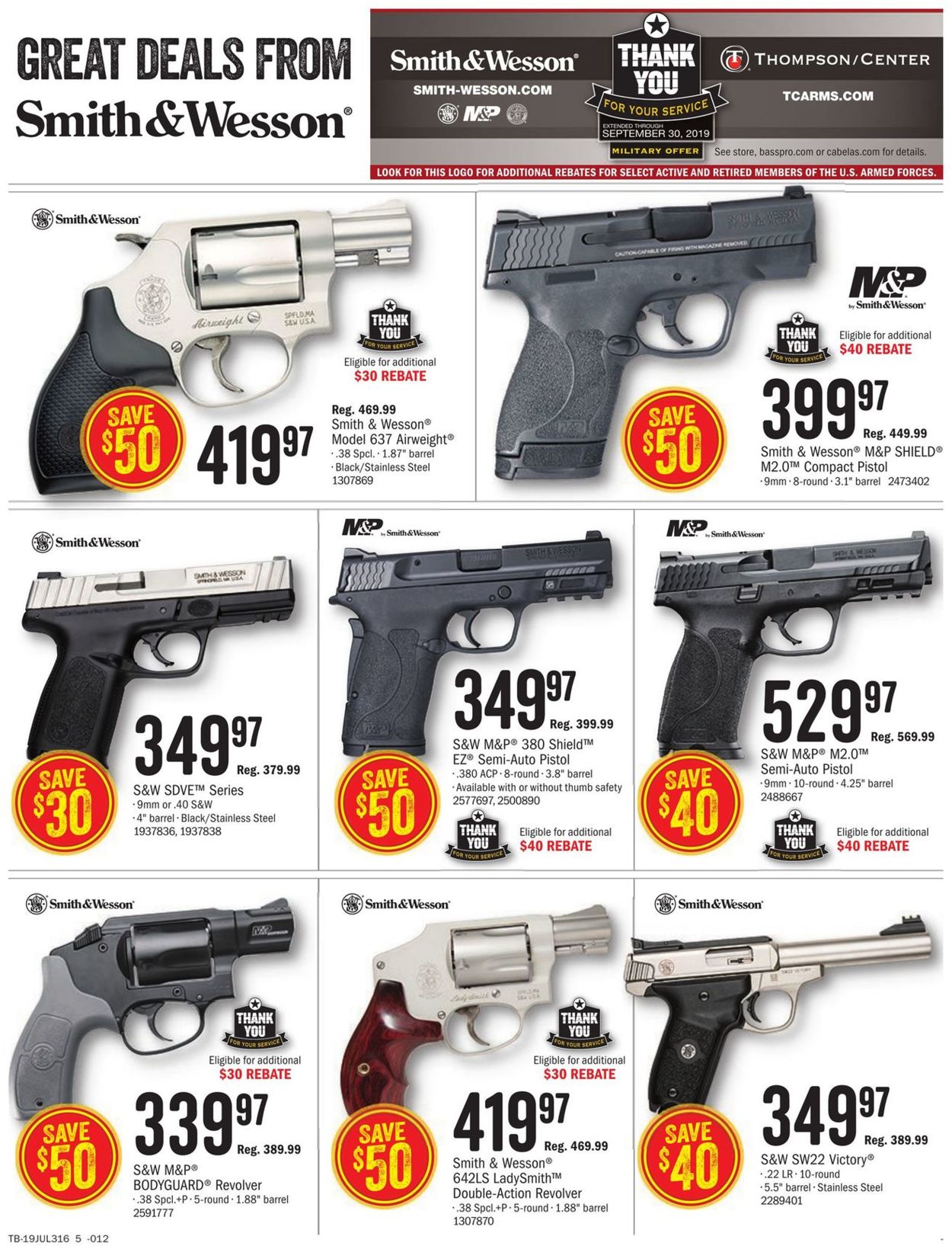 Catalogue Cabela's from 07/12/2019