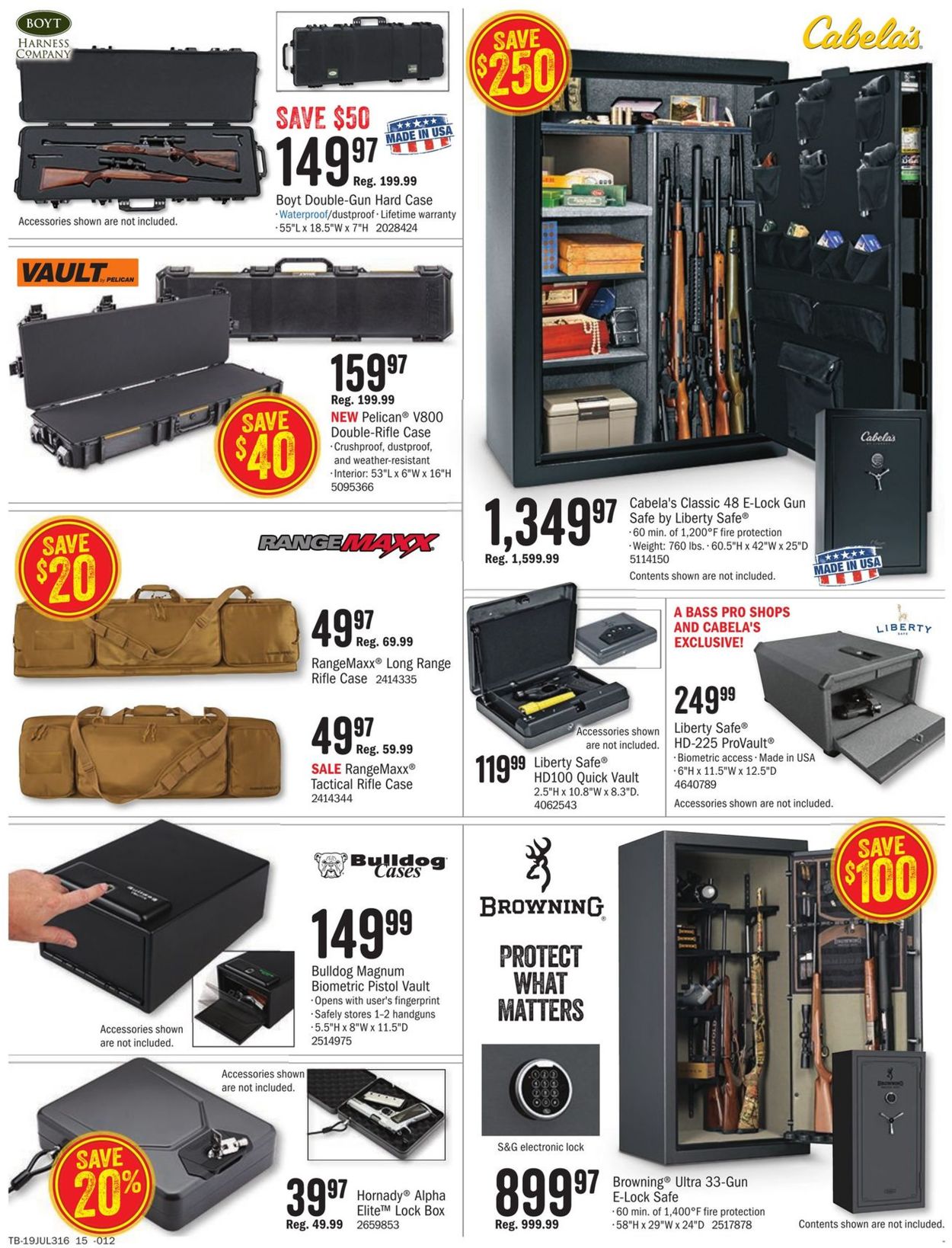 Catalogue Cabela's from 07/12/2019