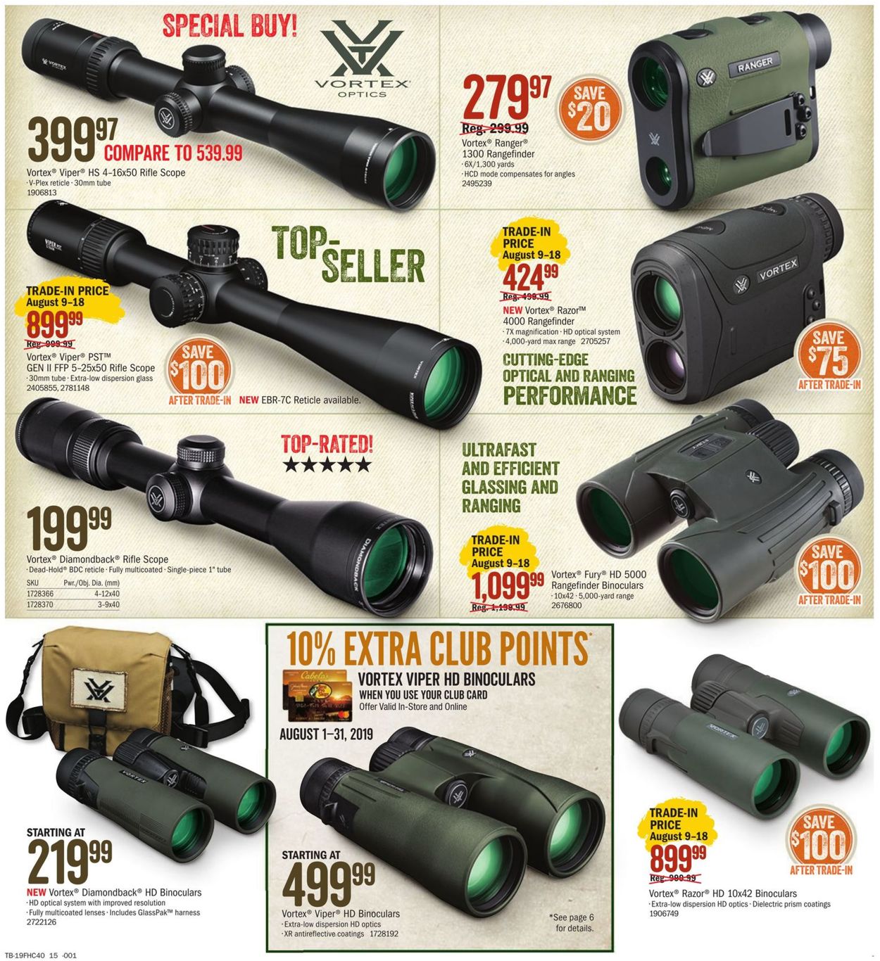 Catalogue Cabela's from 08/09/2019
