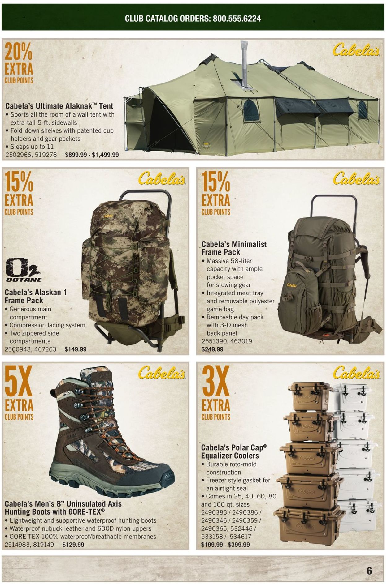 Catalogue Cabela's from 08/01/2019