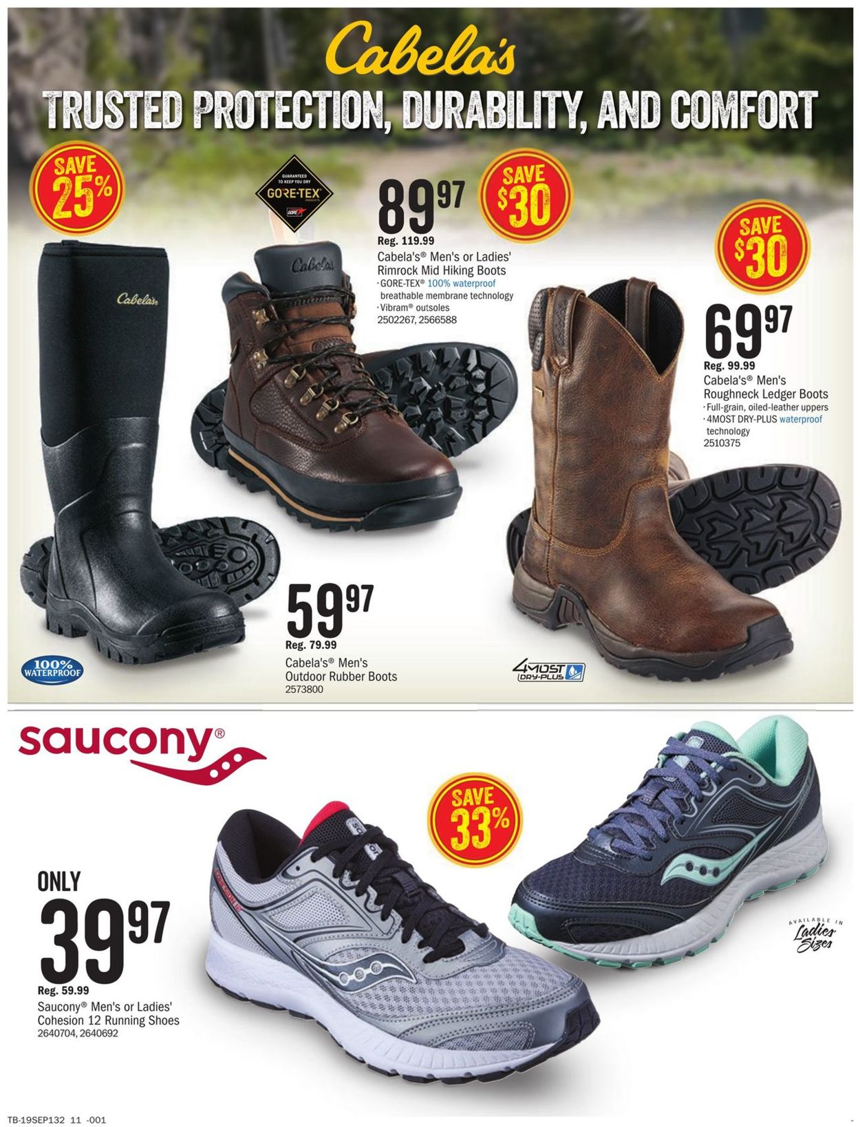 Catalogue Cabela's from 08/26/2019
