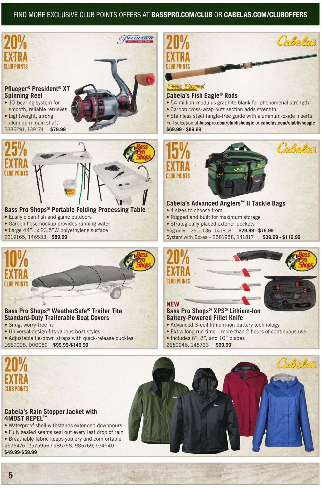 Catalogue Cabela's from 09/01/2019