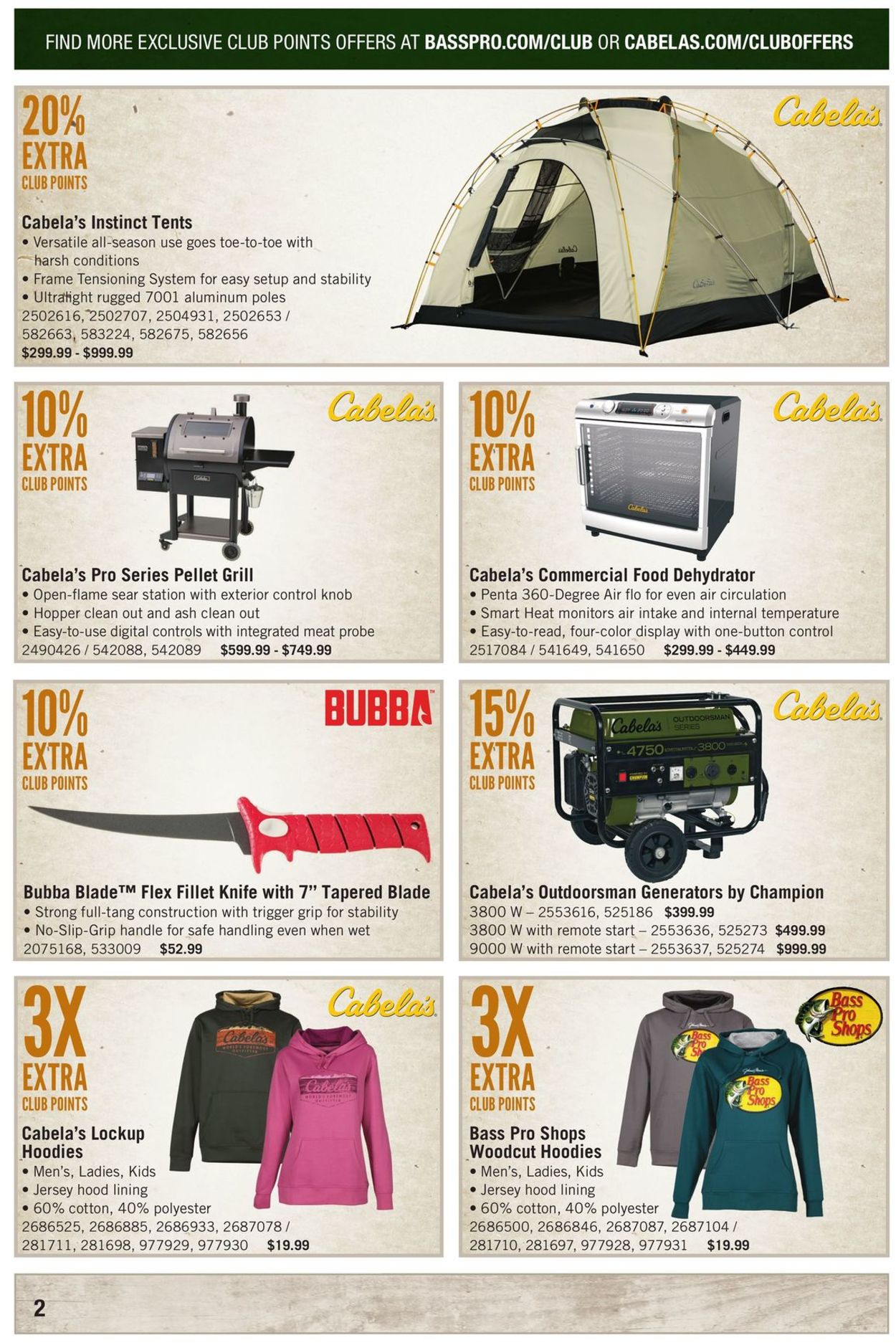 Catalogue Cabela's from 10/01/2019