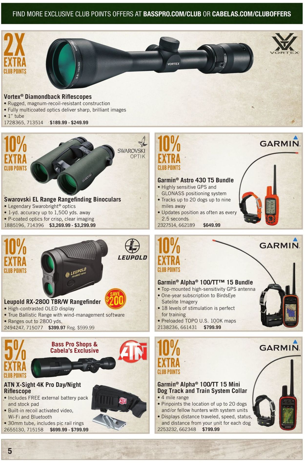 Catalogue Cabela's from 10/01/2019