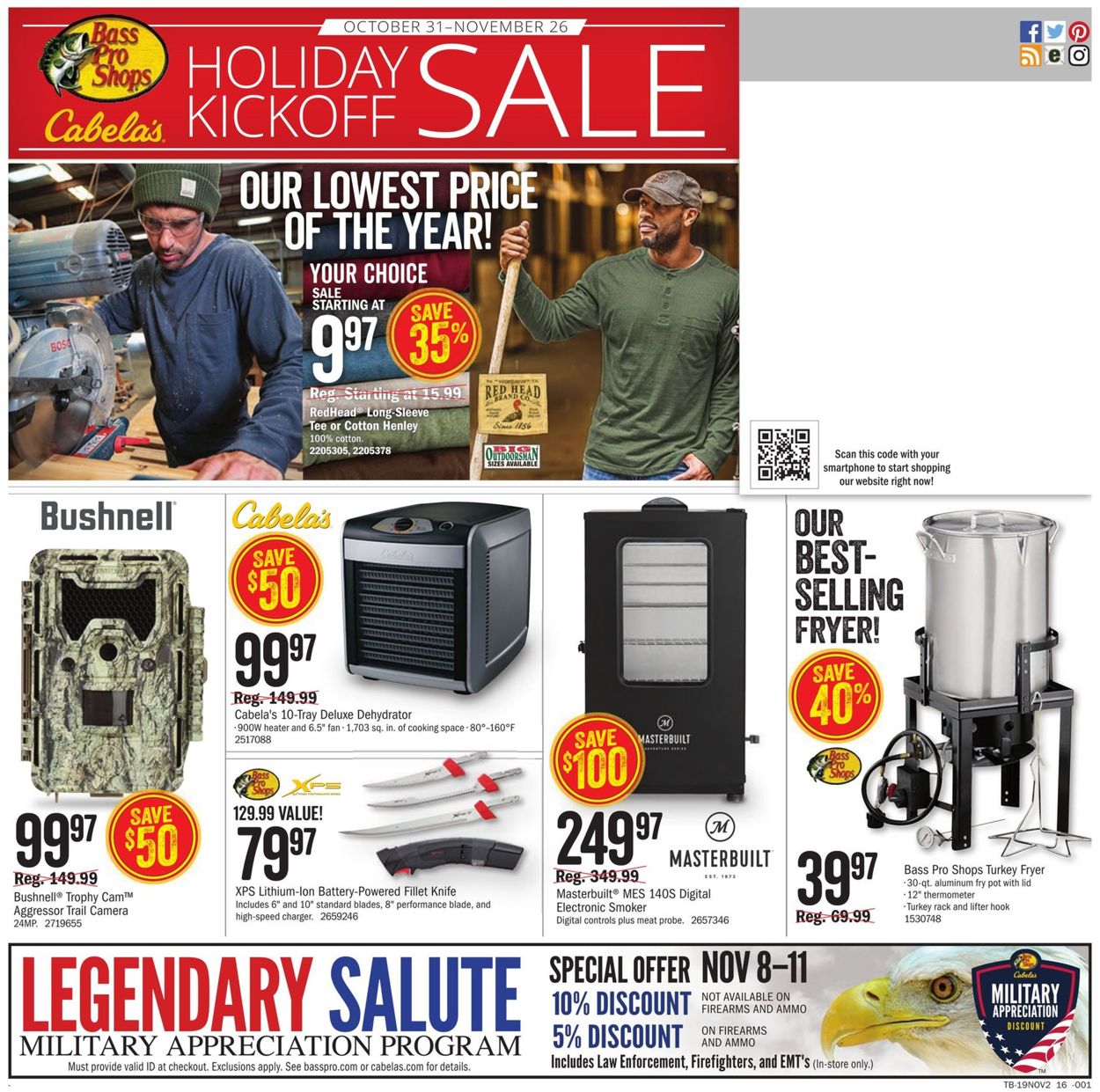 Catalogue Cabela's from 10/31/2019