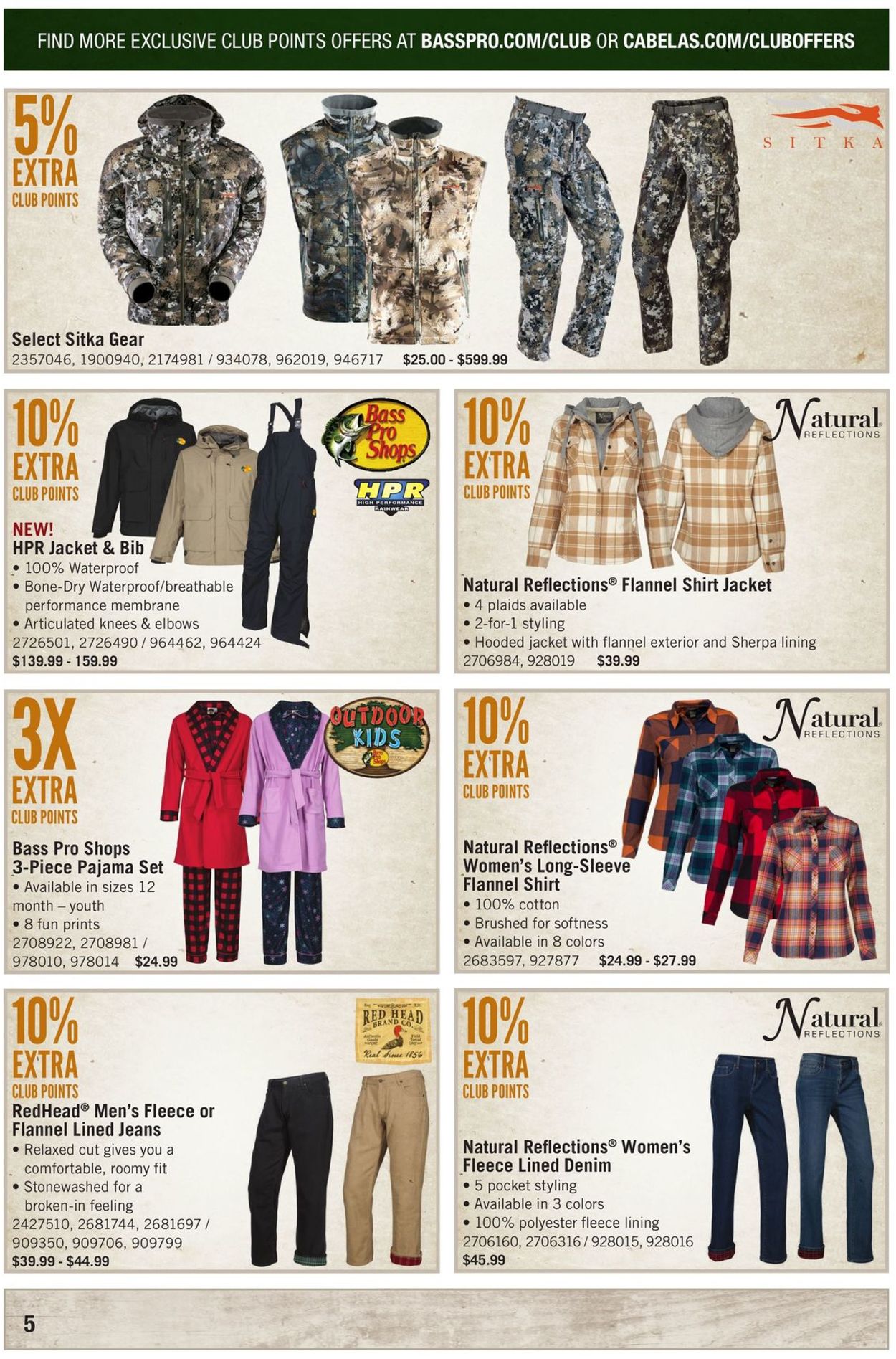 Catalogue Cabela's from 11/01/2019