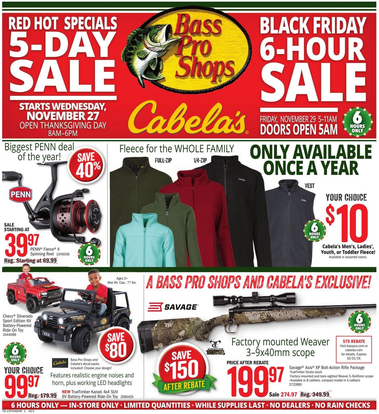 Cabela's Black Friday Ad 2019 Current weekly ad 11/27 12/01/2019