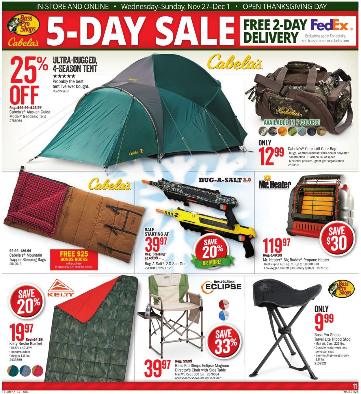 Catalogue Cabela's - Black Friday Ad 2019 from 11/27/2019