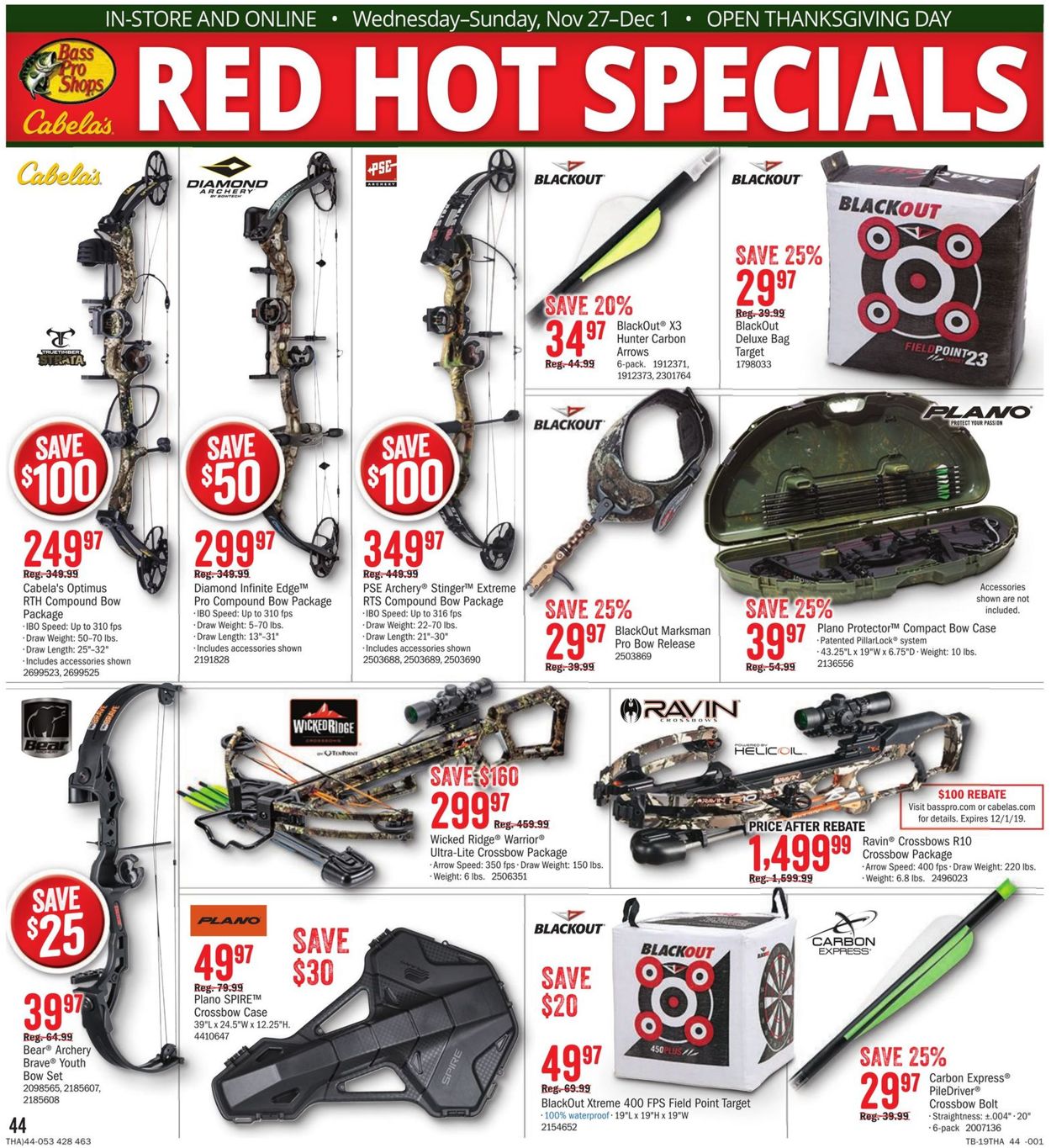Cabela's Black Friday Ad 2019 Current weekly ad 11/27 12/01/2019
