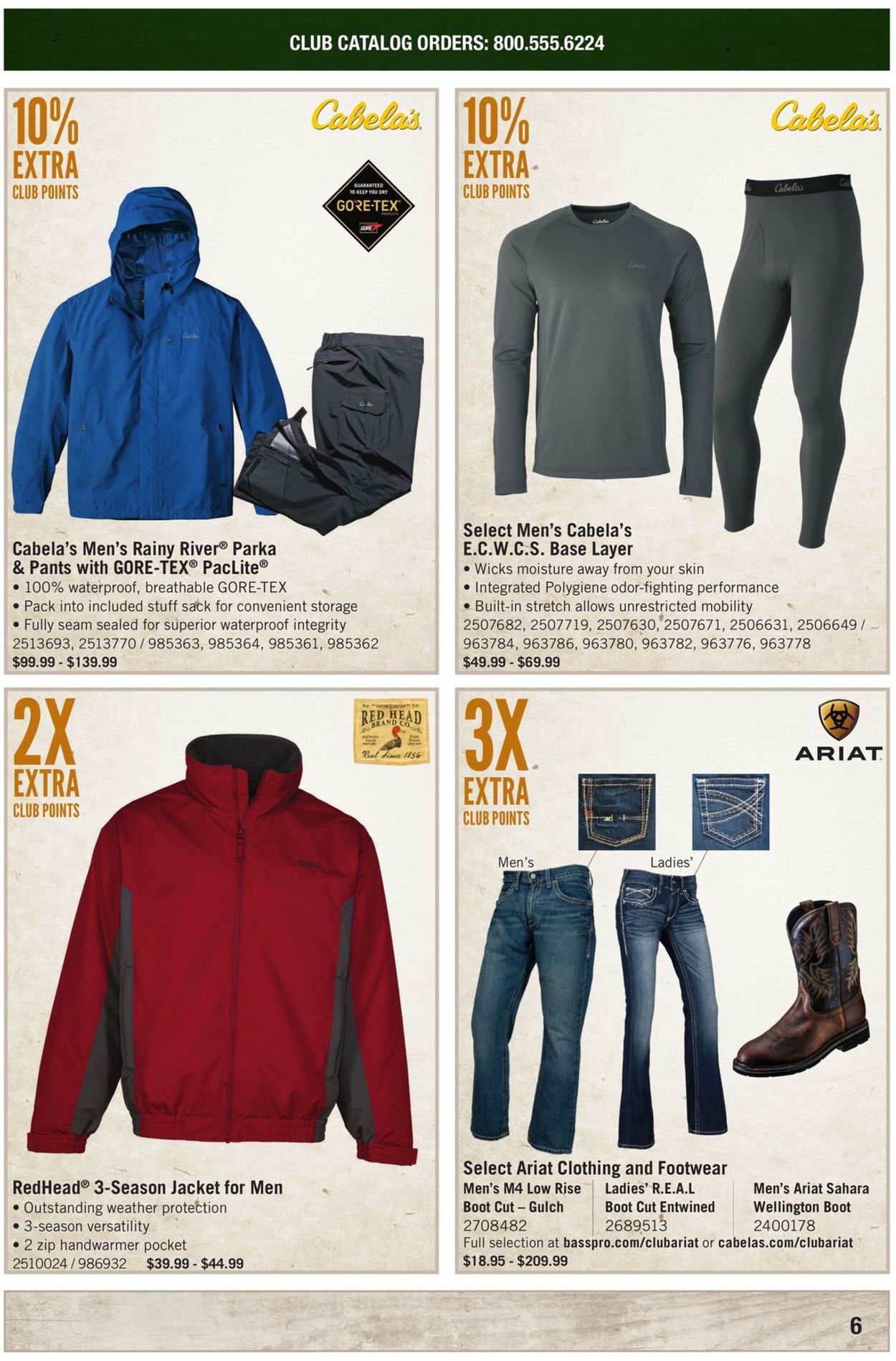 Catalogue Cabela's from 12/01/2019