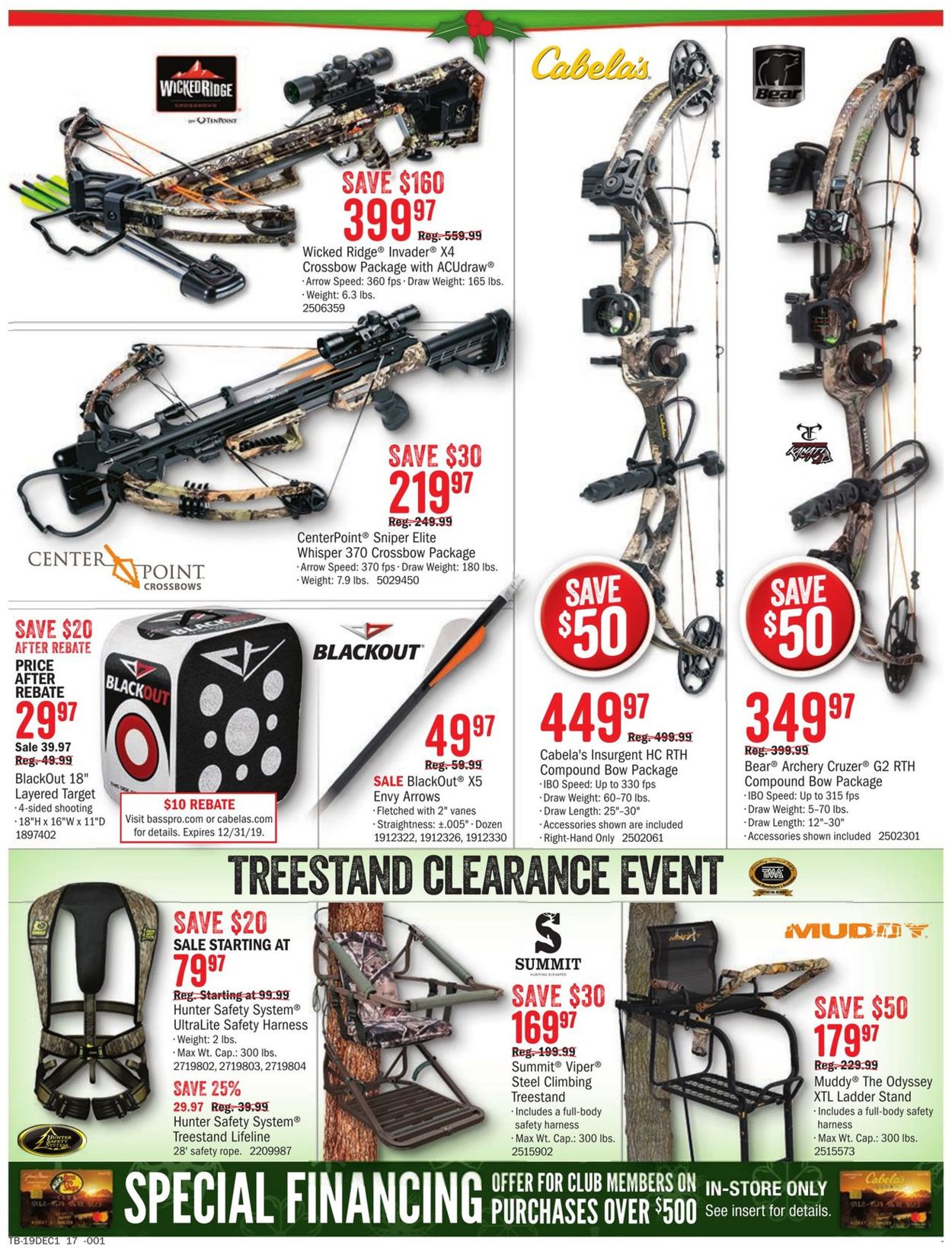 Catalogue Cabela's - Holiday Sale 2019 from 12/02/2019
