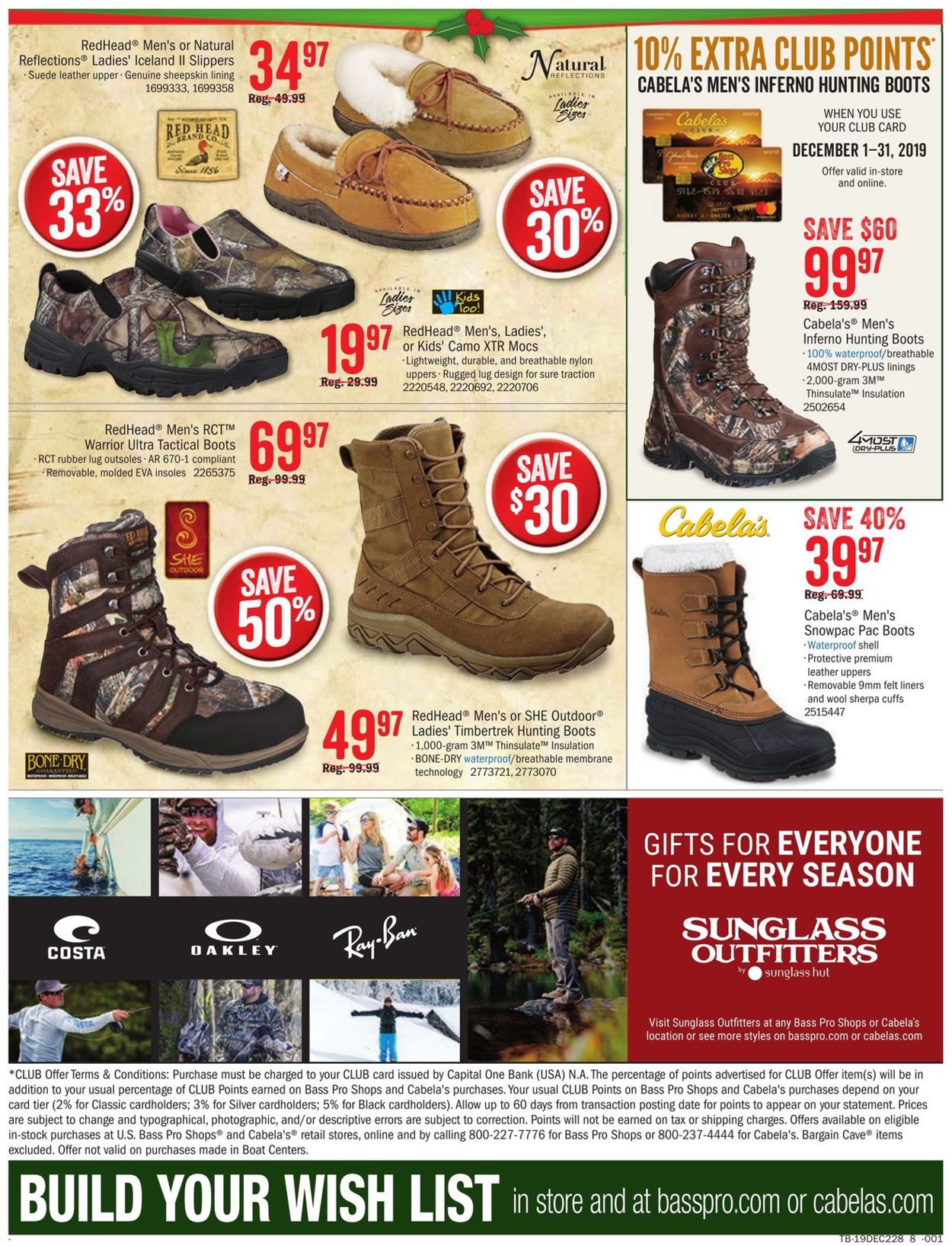 Catalogue Cabela's from 12/08/2019