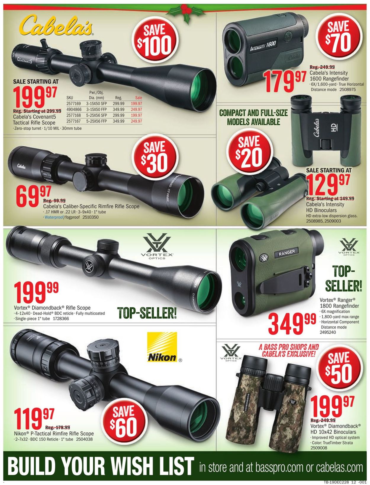 Catalogue Cabela's from 12/08/2019
