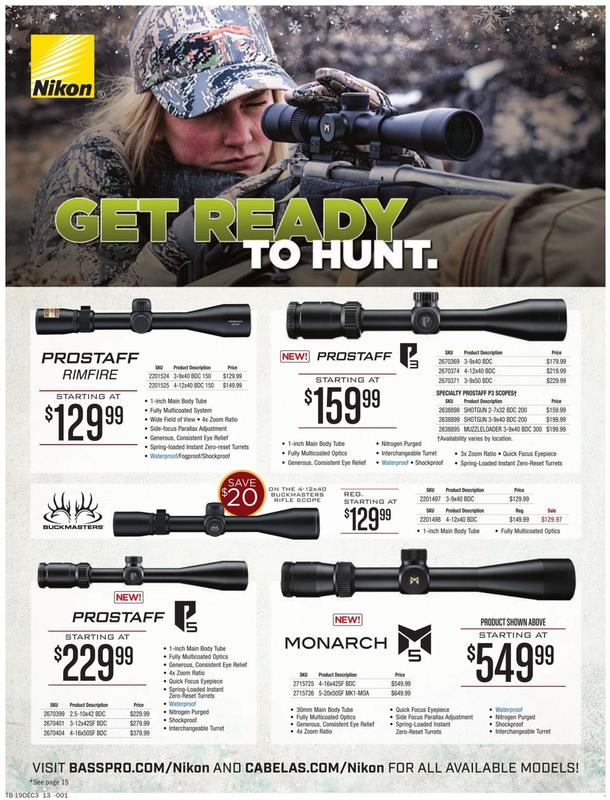 Catalogue Cabela's - Christmas Sale Ad 2019 from 12/15/2019