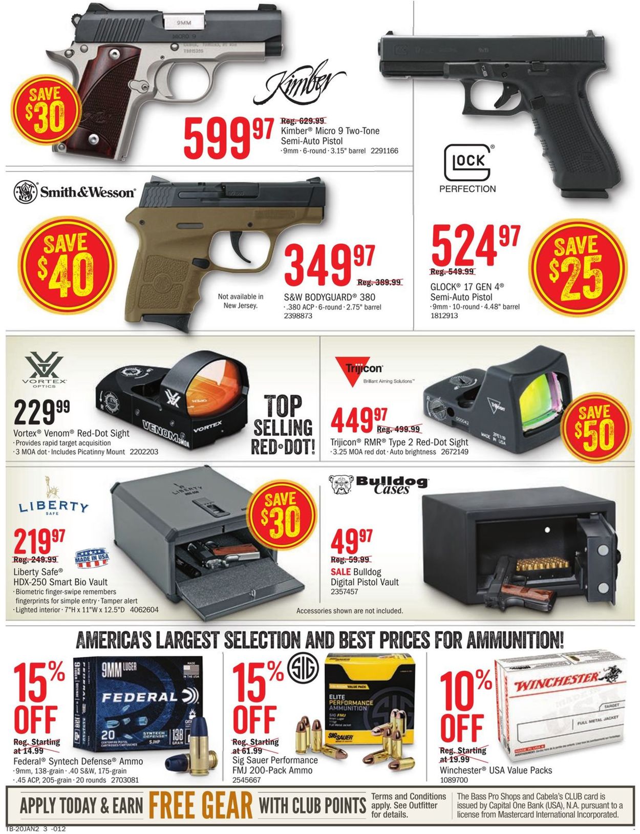 Catalogue Cabela's from 01/09/2020