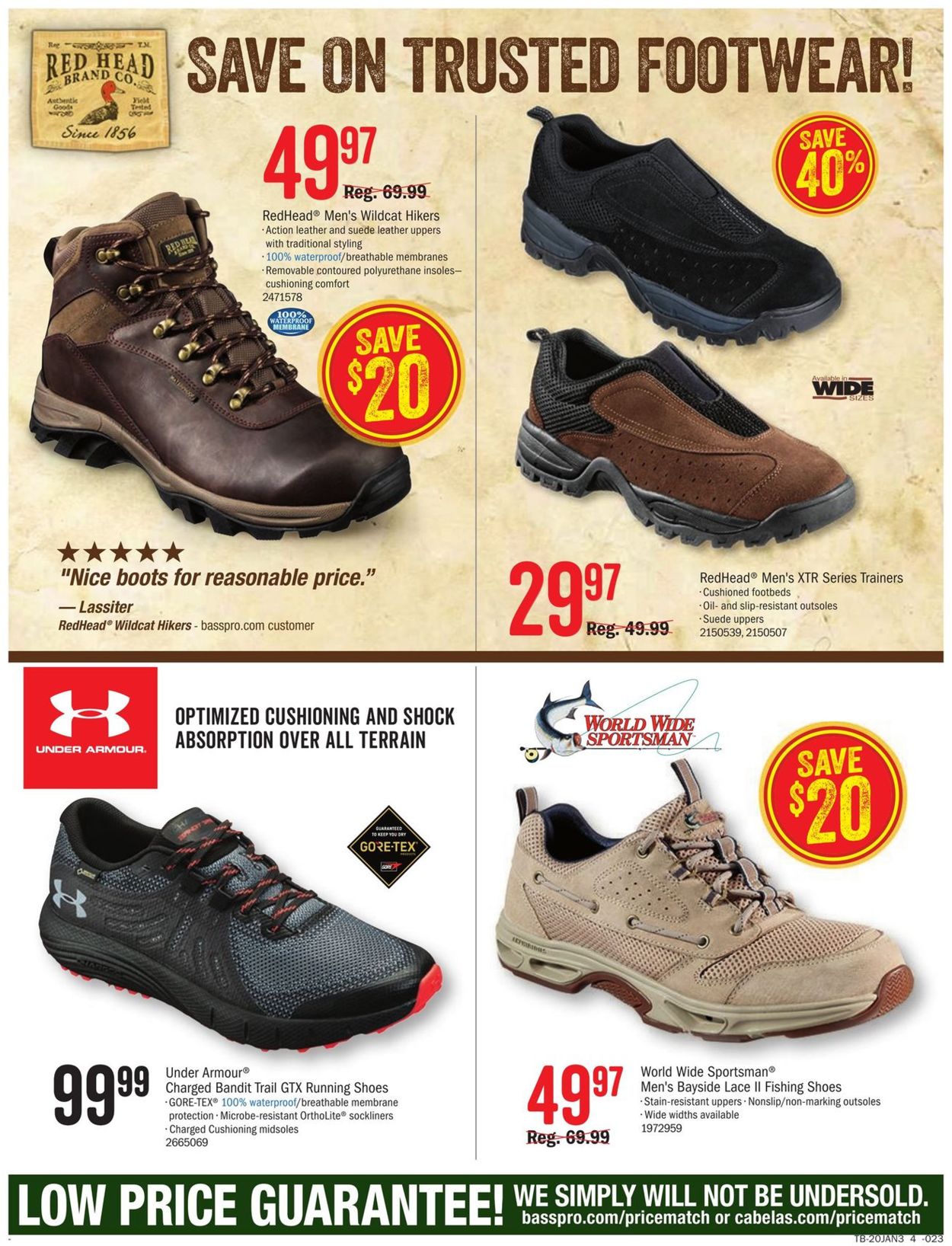 Catalogue Cabela's from 01/23/2020