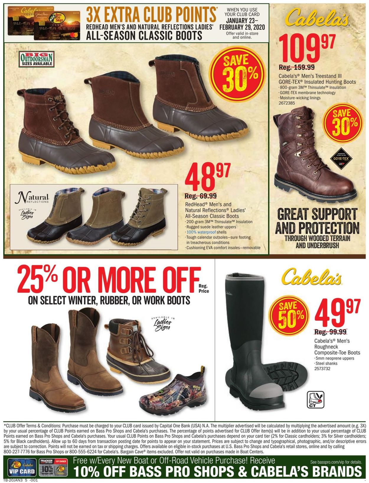 Catalogue Cabela's from 01/23/2020