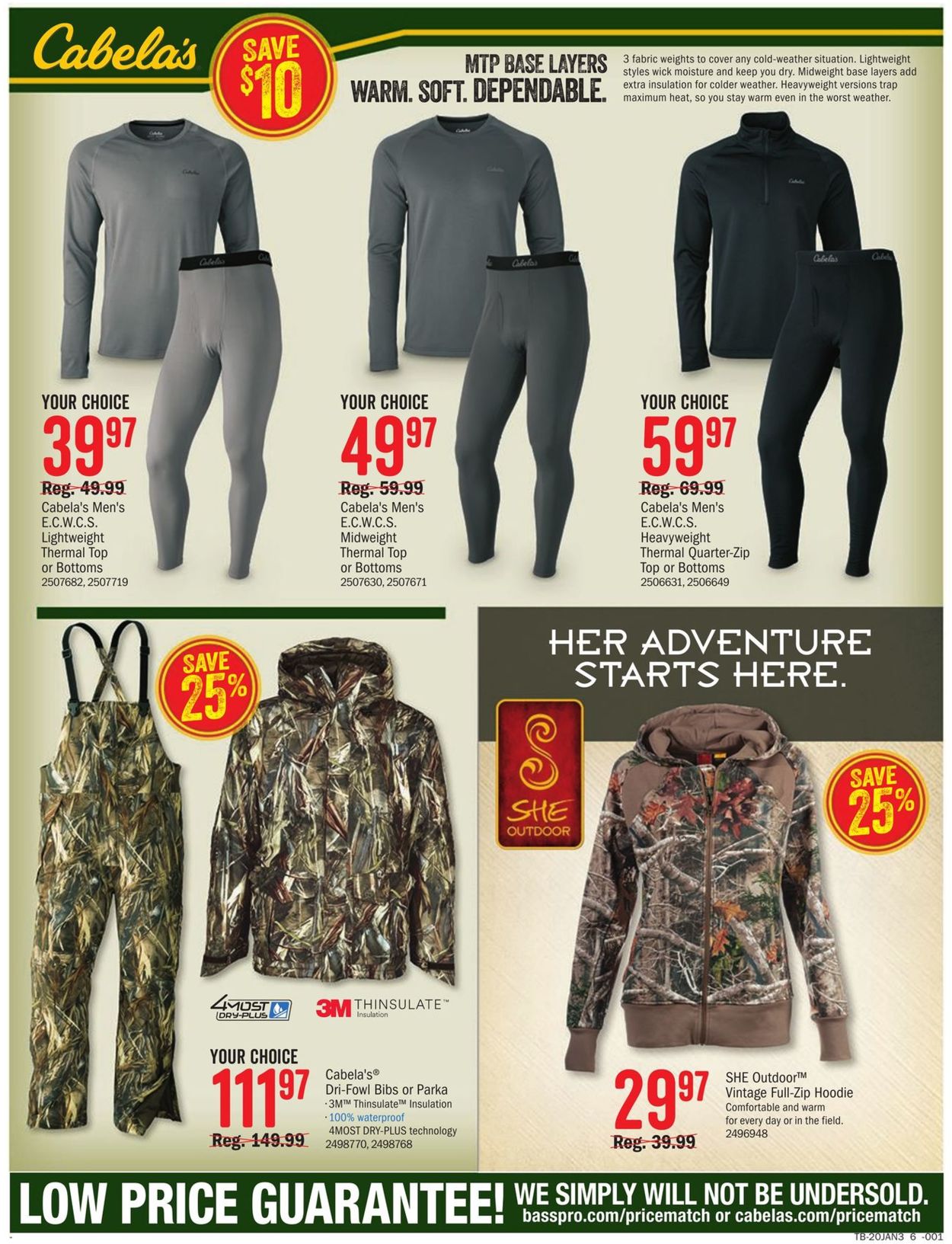 Catalogue Cabela's from 01/23/2020