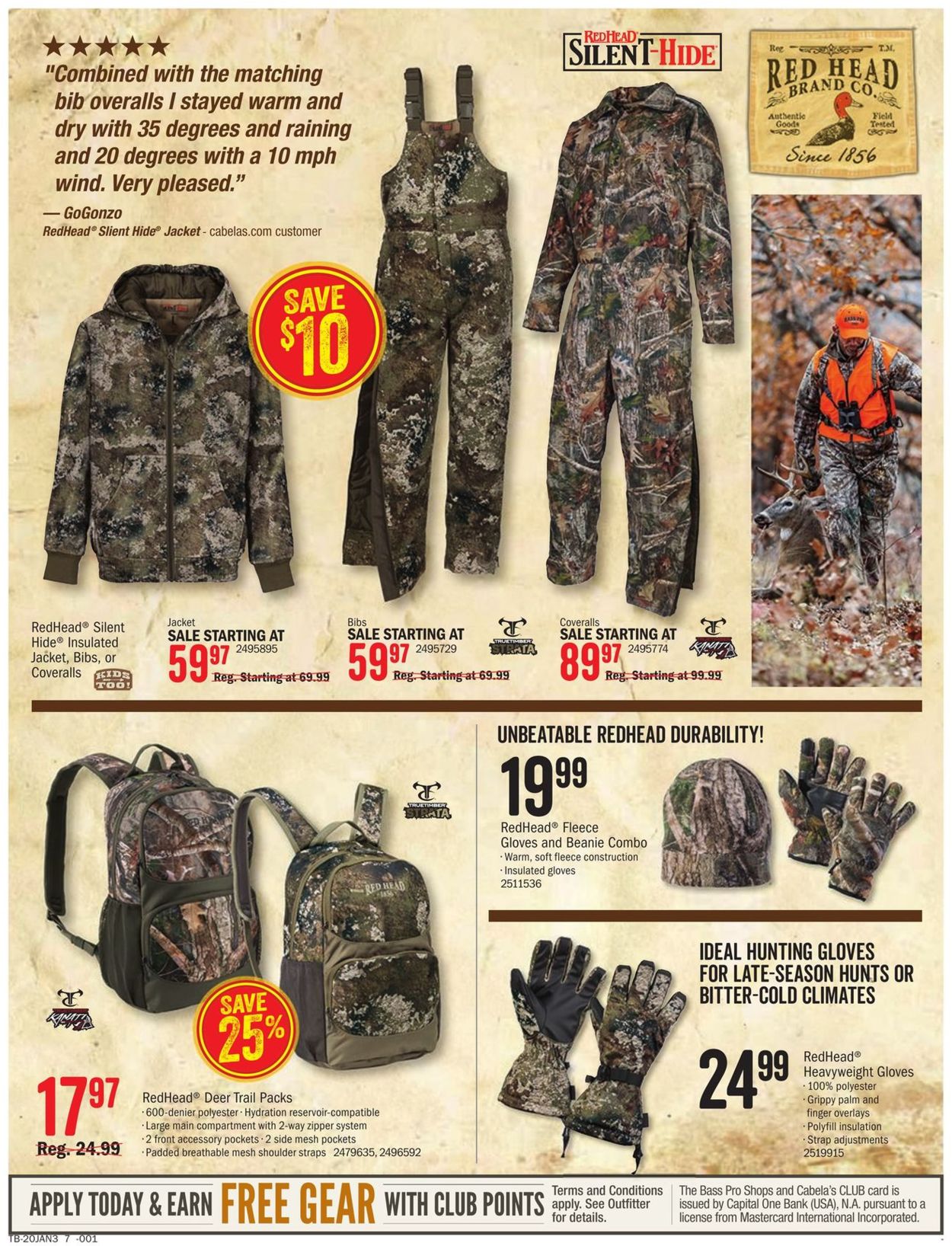 Catalogue Cabela's from 01/23/2020