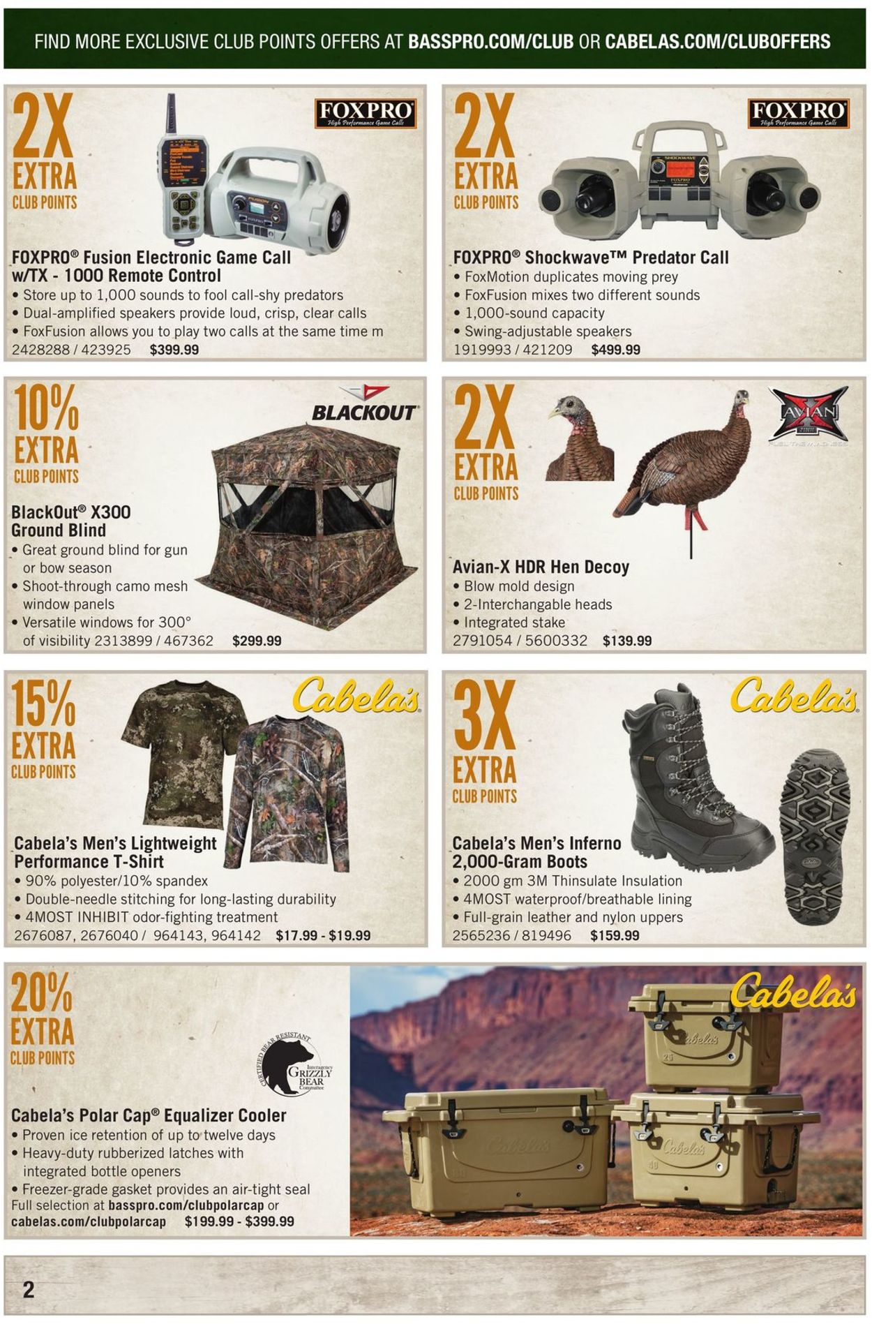 Catalogue Cabela's from 02/01/2020