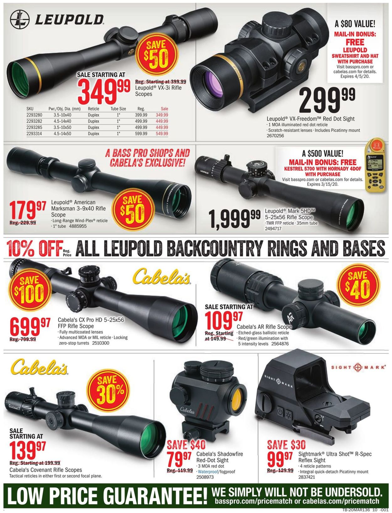 Catalogue Cabela's from 02/27/2020